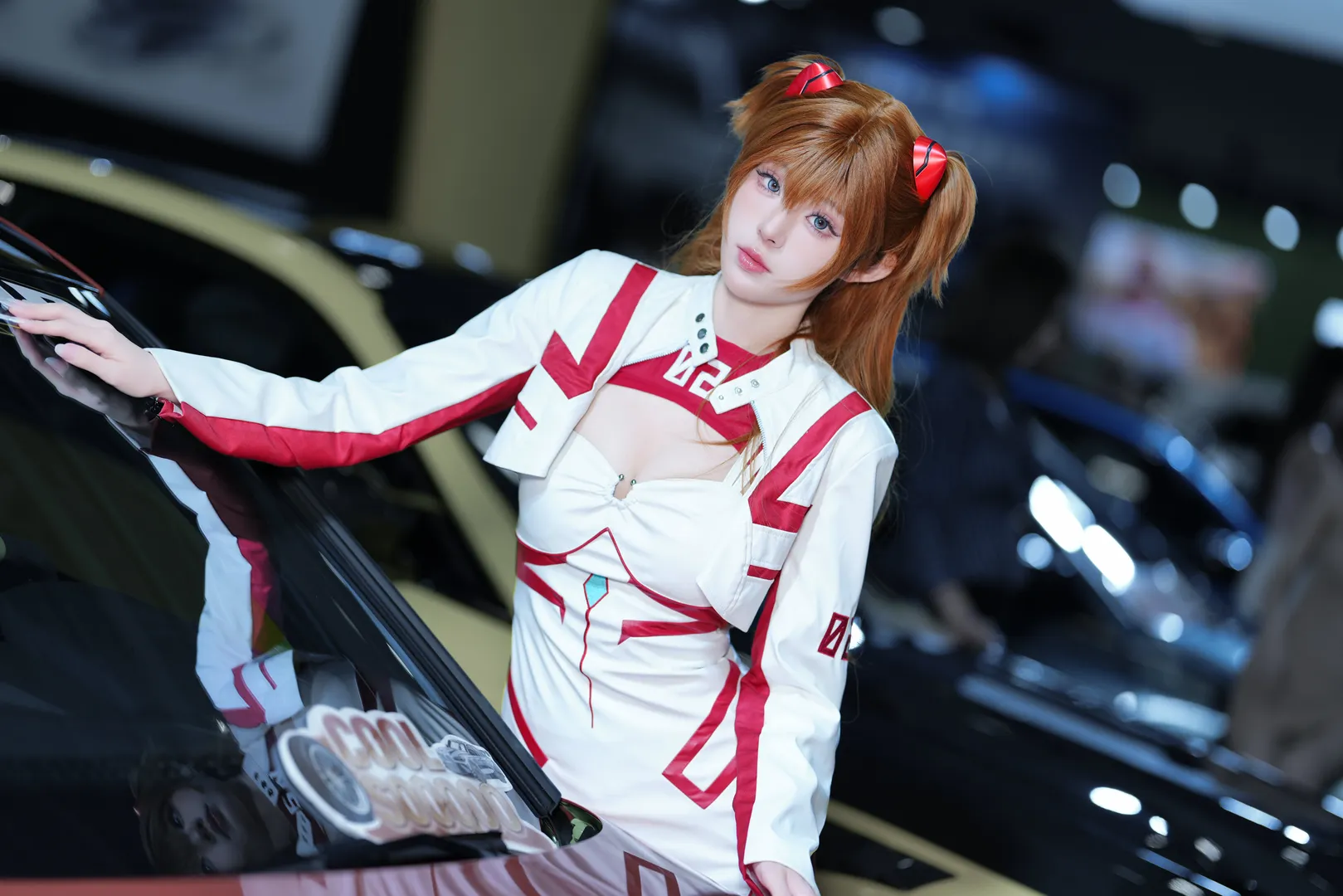 新世紀エヴァンゲリオン, アスカコスプレ, 新世紀エヴァンゲリオン, モーターショーコスプレ, カスタムカー文化 - 2枚目