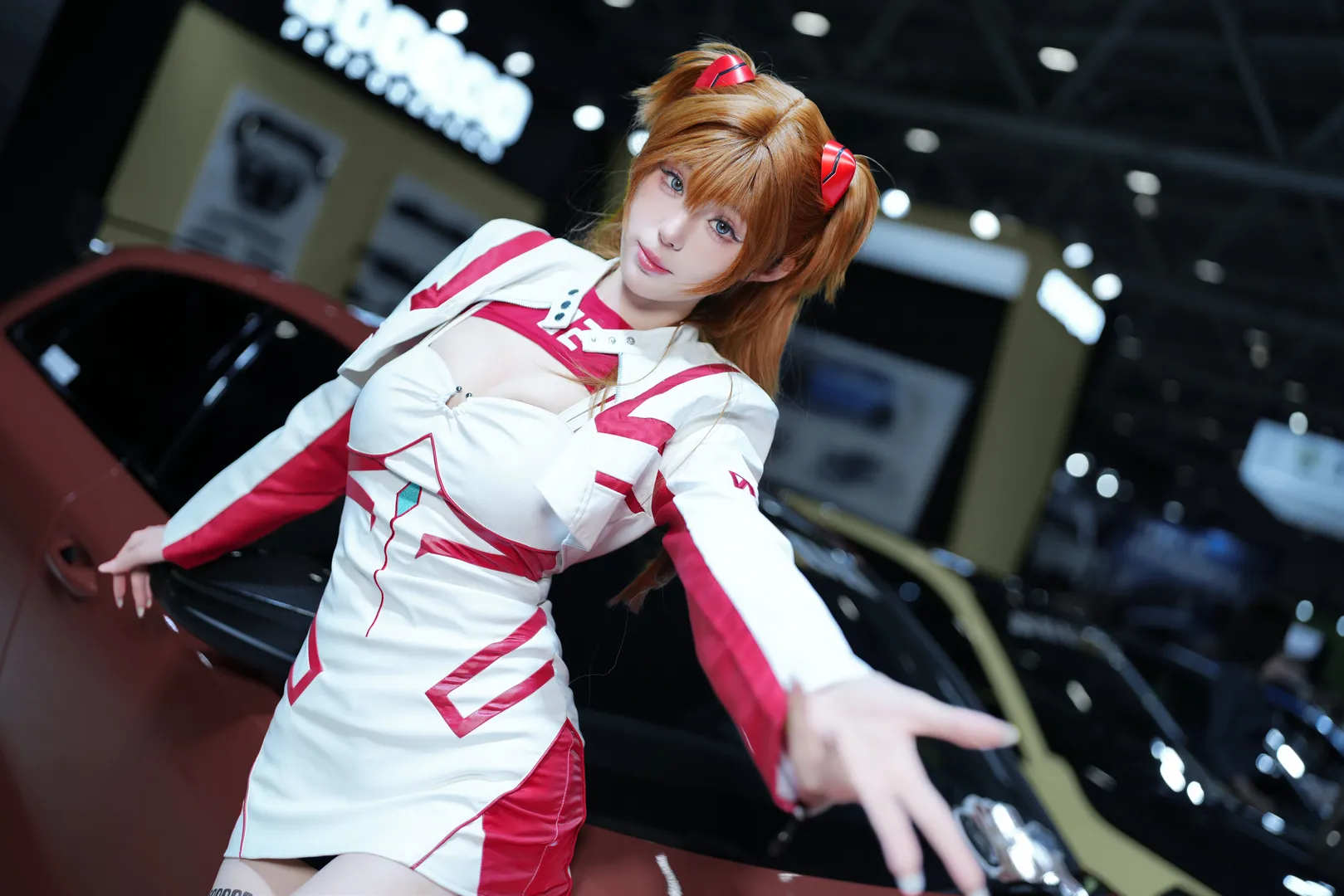 新世紀エヴァンゲリオン, アスカコスプレ, 新世紀エヴァンゲリオン, モーターショーコスプレ, カスタムカー文化 - 4枚目