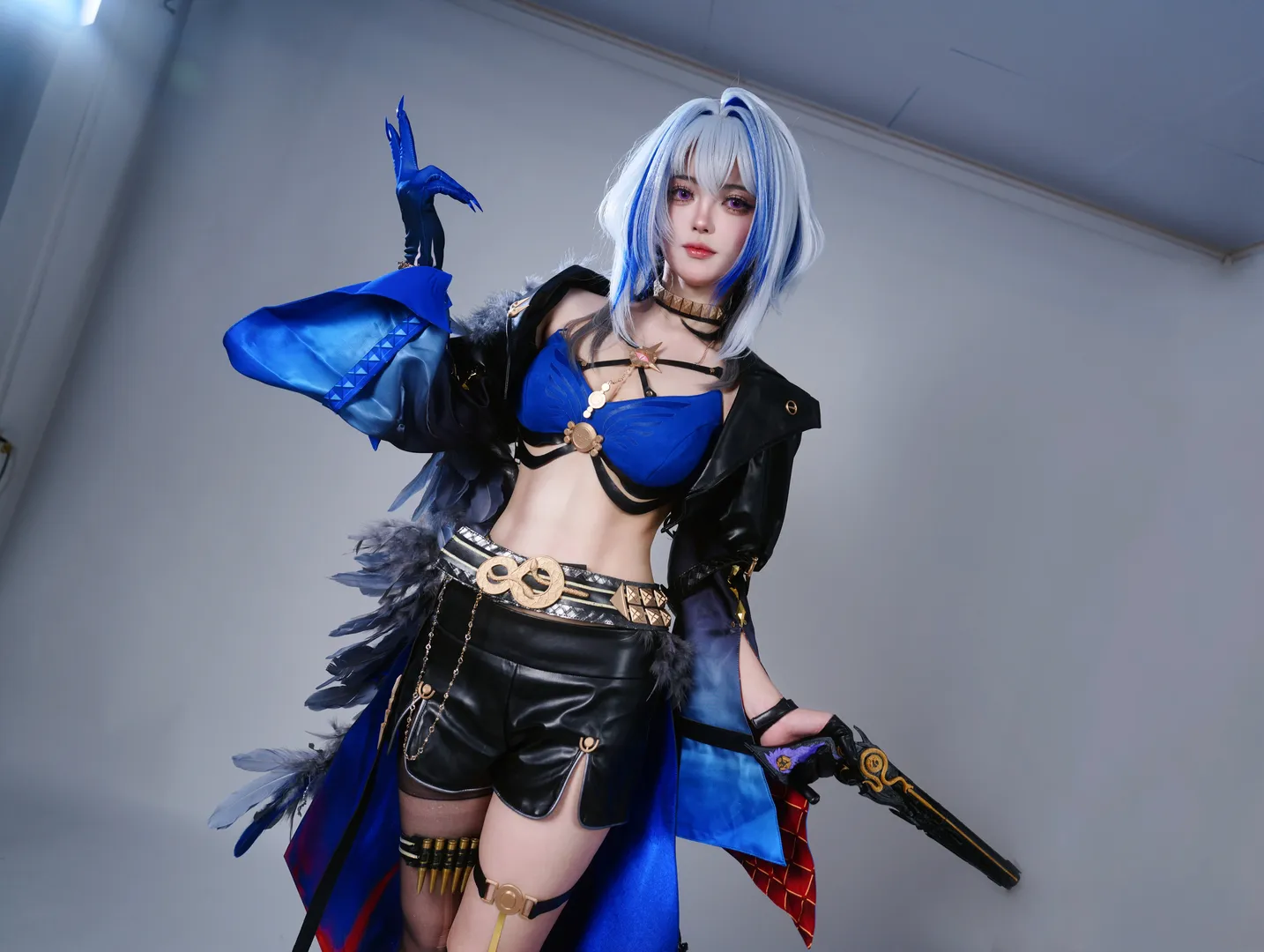 鸣潮, 二次元摄影, Cosplay穿搭, 嘉贝莉娜cos, 鸣潮嘉贝莉娜
