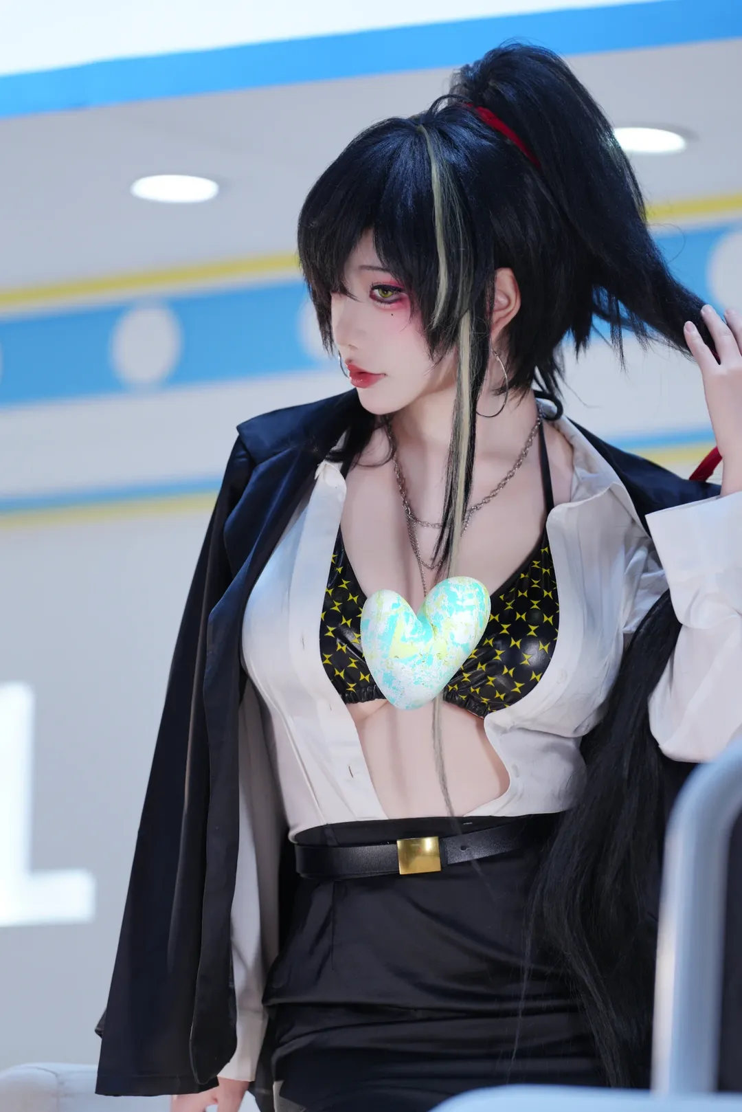 Azur Lane, Convention photos, Anime cosplay, Harbin cosplay, High ponytail cosplay