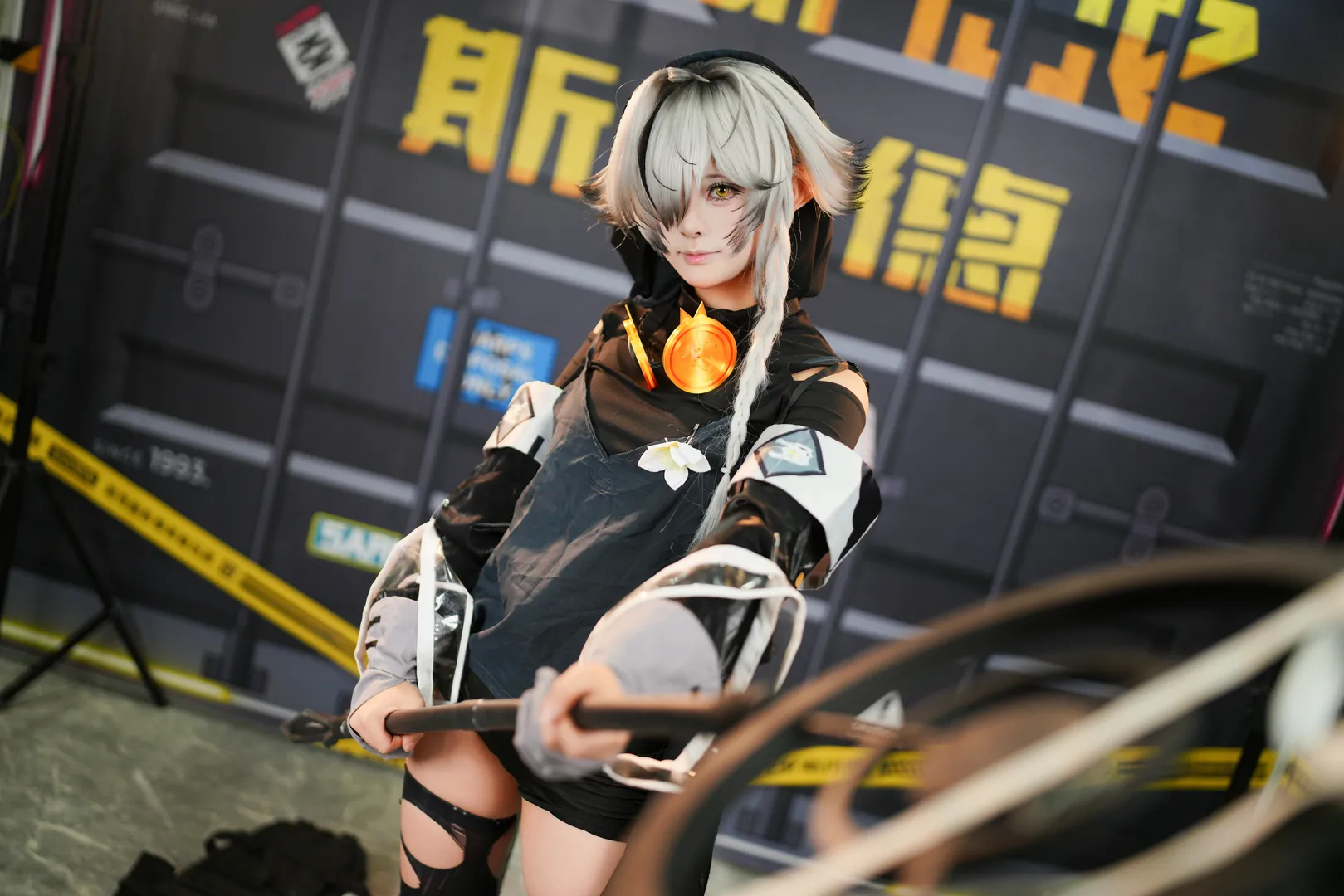 萤火虫漫展, 明日方舟, 丝袜穿搭, 特米米cos, 斯丹德灯光 - 第12张