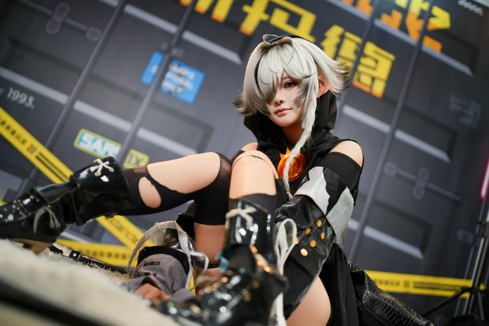 萤火虫漫展, 明日方舟, 丝袜穿搭, 特米米cos, 斯丹德灯光 - 第3张