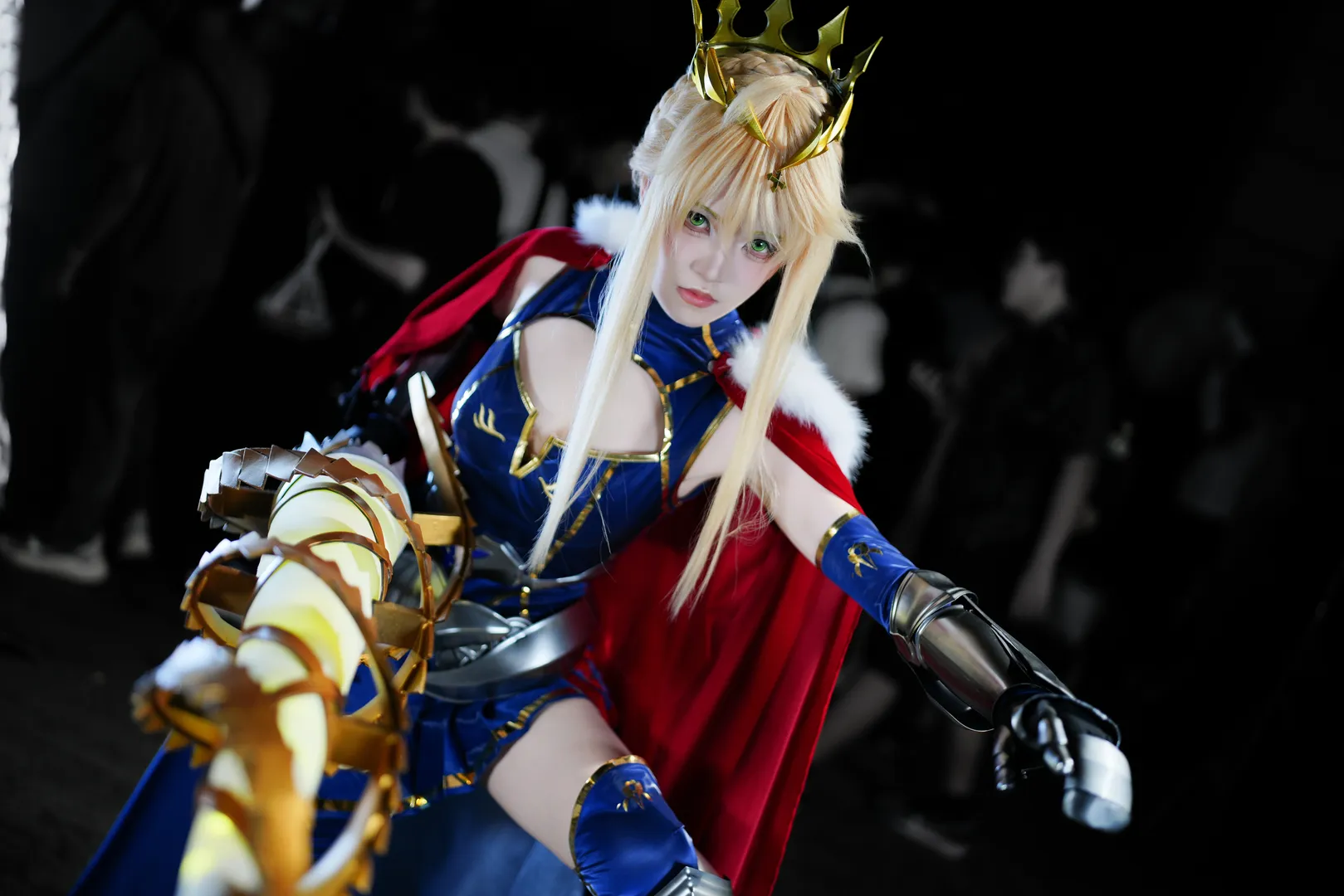 Fate/Grand Order, 萤火虫漫展, 阿尔托莉雅cos, 枪呆cosplay, 丝袜场照 - 第1张