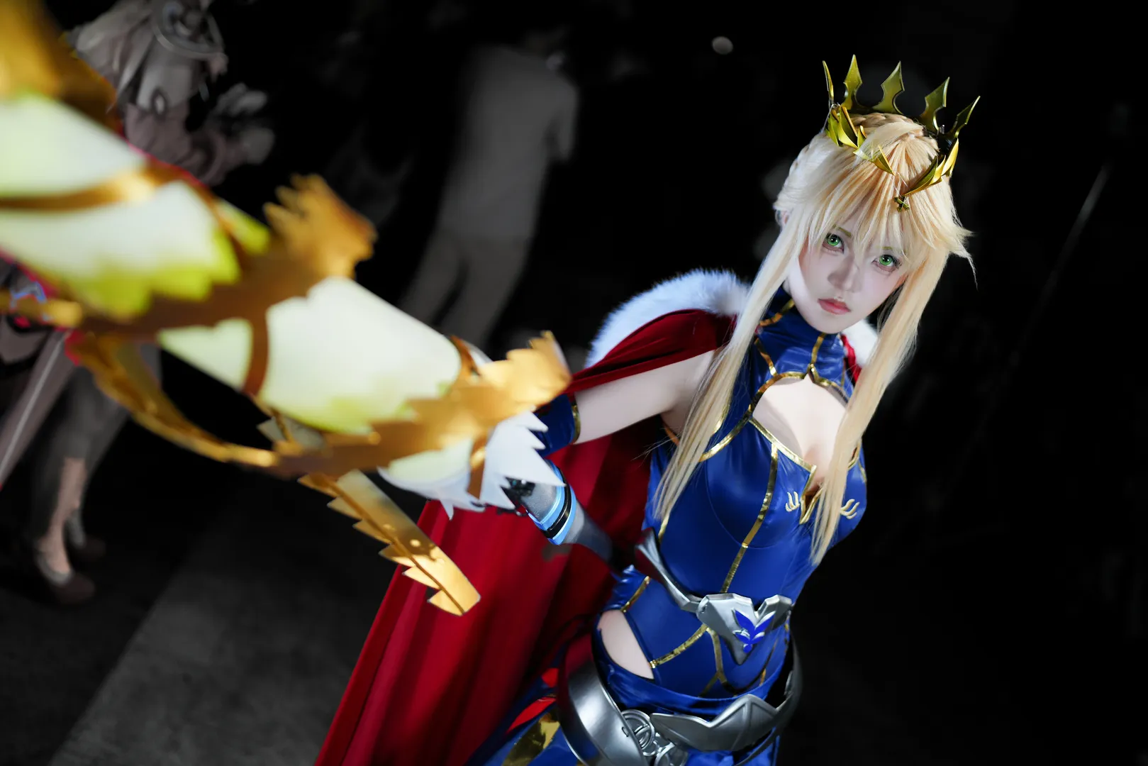 Fate/Grand Order, 萤火虫漫展, 阿尔托莉雅cos, 枪呆cosplay, 丝袜场照 - 第10张