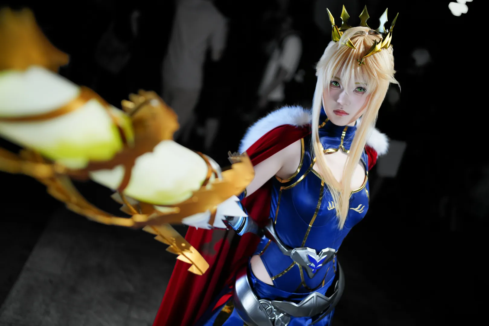 Fate/Grand Order, 萤火虫漫展, 阿尔托莉雅cos, 枪呆cosplay, 丝袜场照 - 第2张
