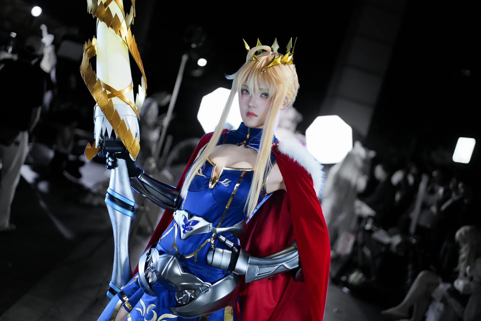 Fate/Grand Order, 萤火虫漫展, 阿尔托莉雅cos, 枪呆cosplay, 丝袜场照 - 第4张