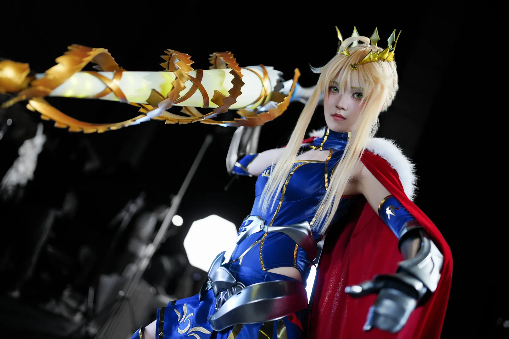 Fate/Grand Order, 萤火虫漫展, 阿尔托莉雅cos, 枪呆cosplay, 丝袜场照 - 第7张