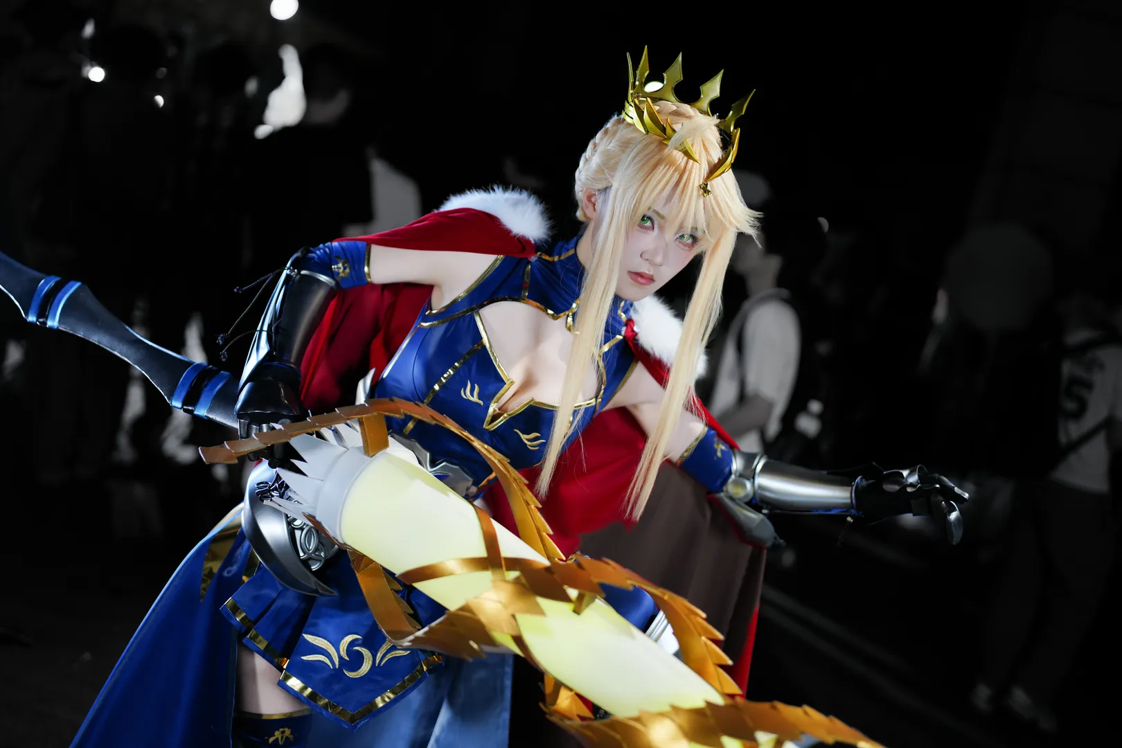 Fate/Grand Order, 萤火虫漫展, 阿尔托莉雅cos, 枪呆cosplay, 丝袜场照 - 第8张