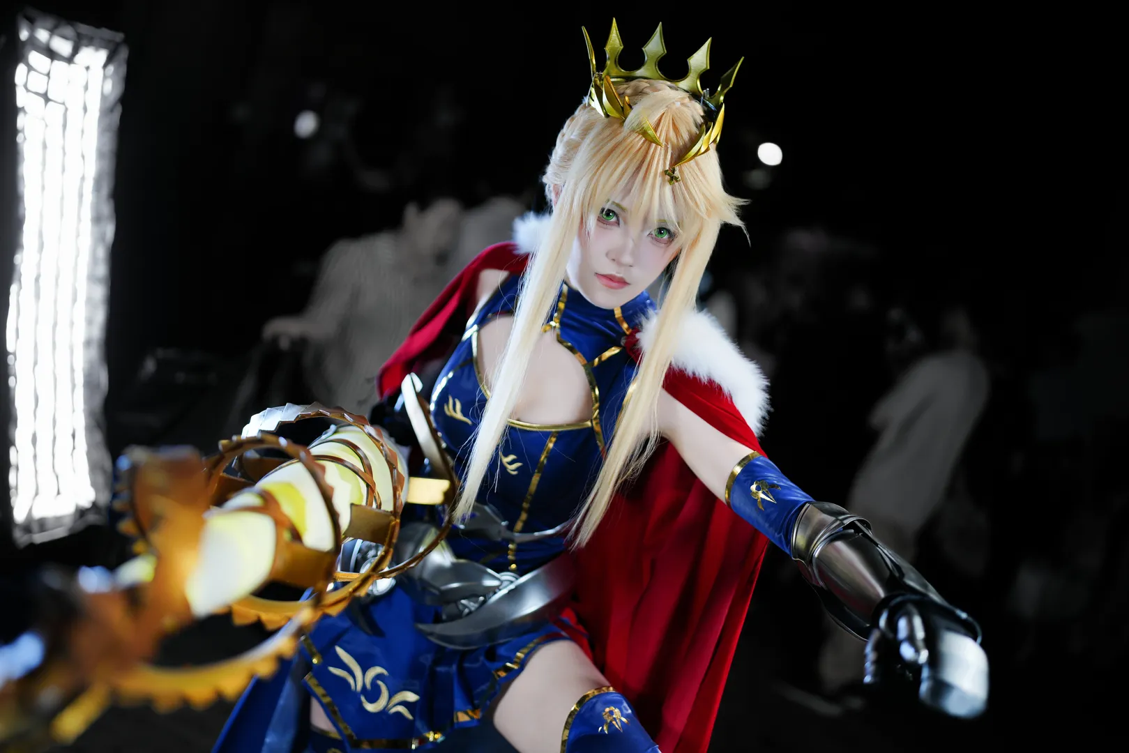 Fate/Grand Order, 萤火虫漫展, 阿尔托莉雅cos, 枪呆cosplay, 丝袜场照 - 第9张