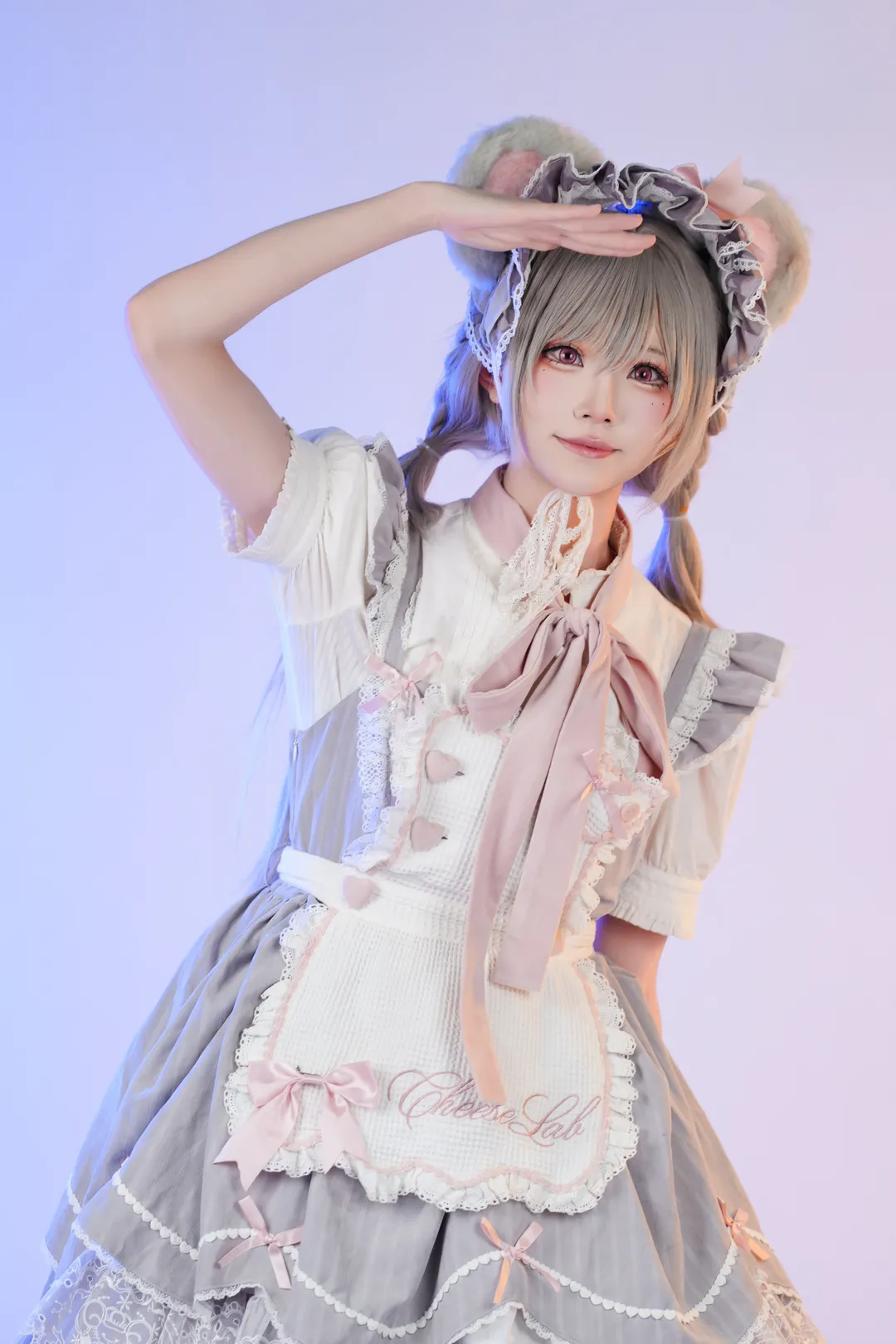 二次元摄影, 漫展返图, 兽耳女仆, Lolita cosplay, 白色蕾丝袜 - 第8张
