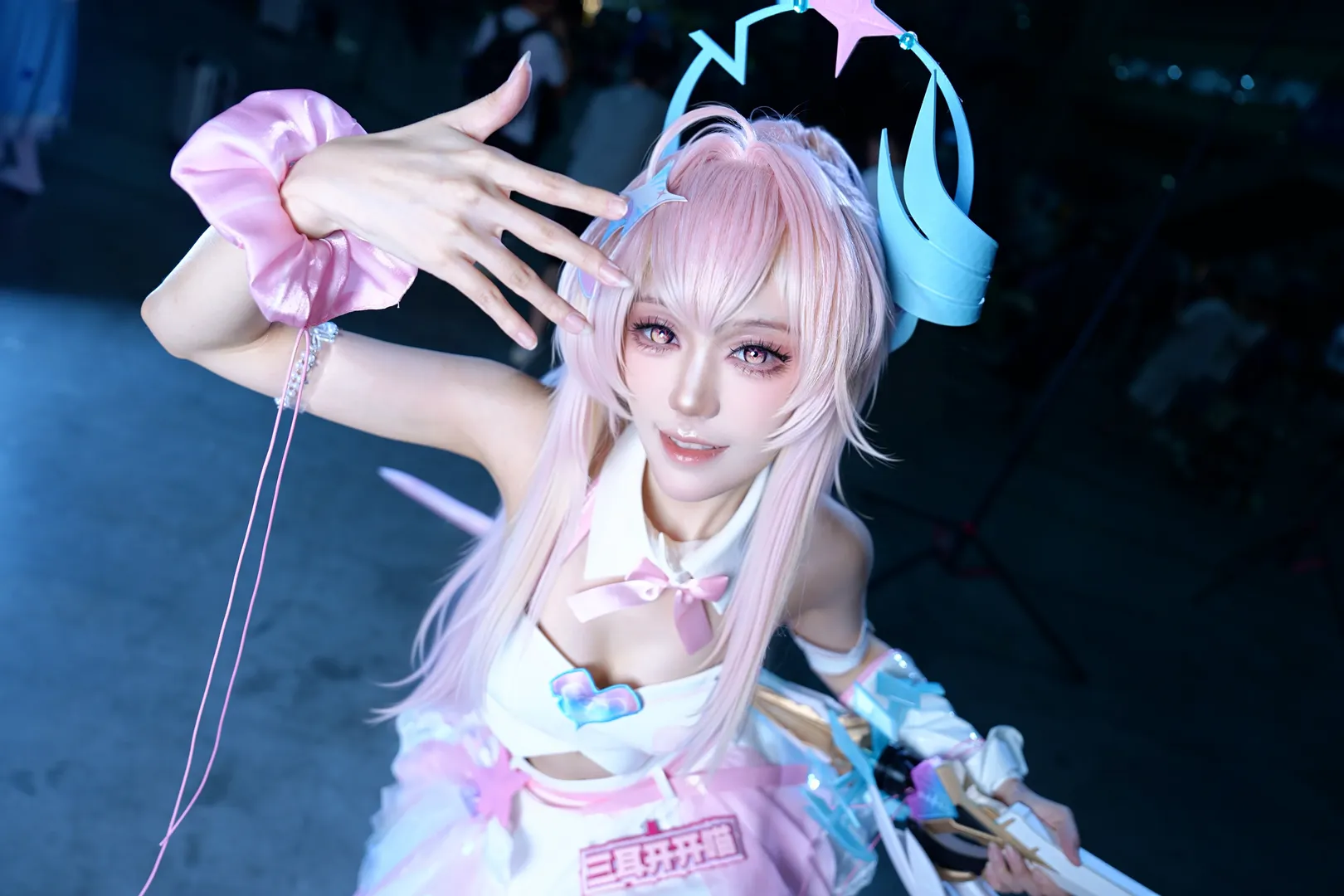 鳴潮, コスプレ, エイメス コスプレ, 白ストッキングコスプレ, 深圳アニメフェスティバル - 3枚目