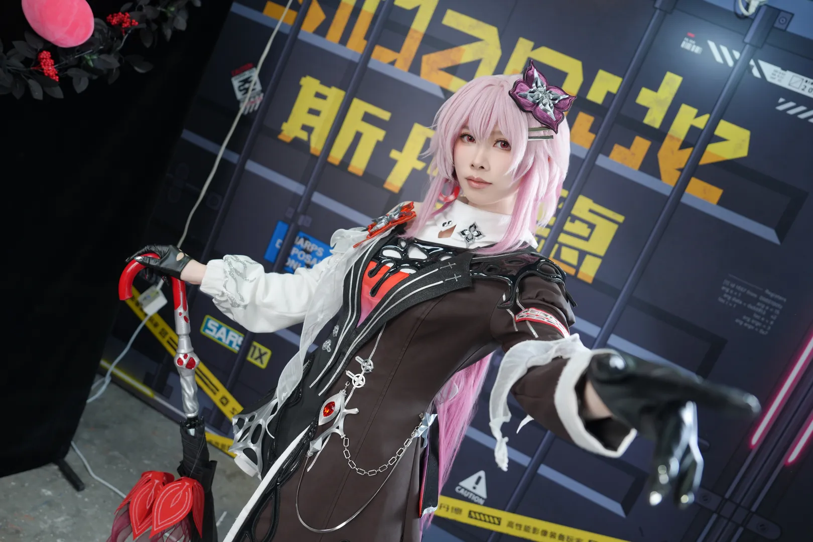 崩坏星穹铁道, 萤火虫漫展, 二次元cosplay, 长夜月cos, 白袜穿搭 - 第3张