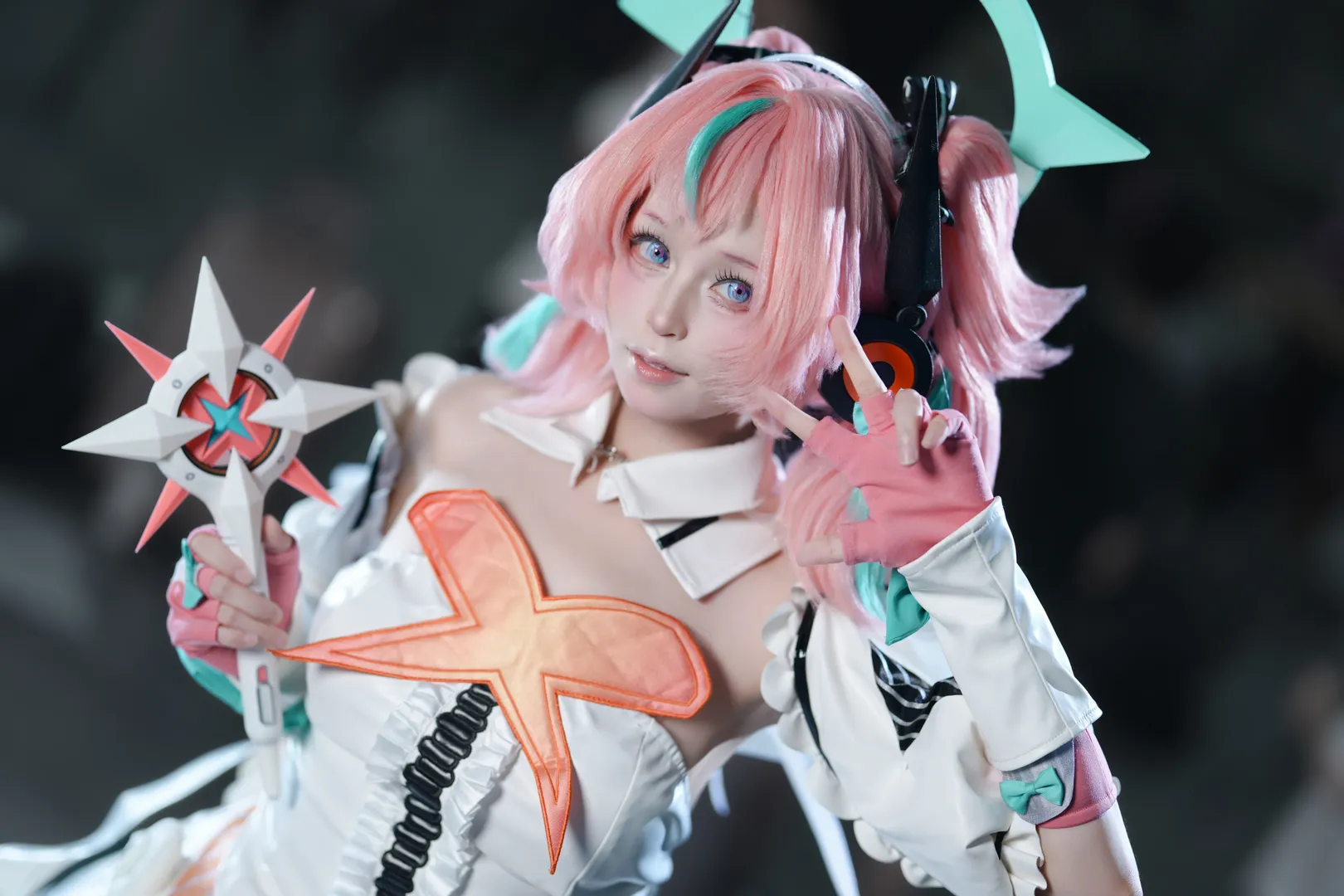 绝区零, 二次元cosplay, 爱芮cos, 白丝cosplay, 深圳动漫节 - 第4张