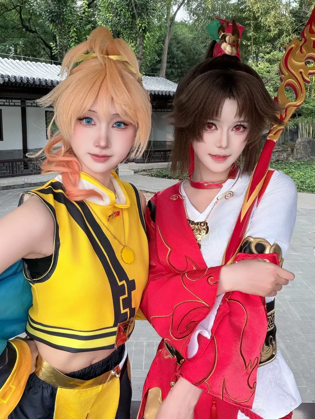 王者荣耀, 国风cosplay, 云缨cos, 双人外景cos, 姬小满cos - 第2张