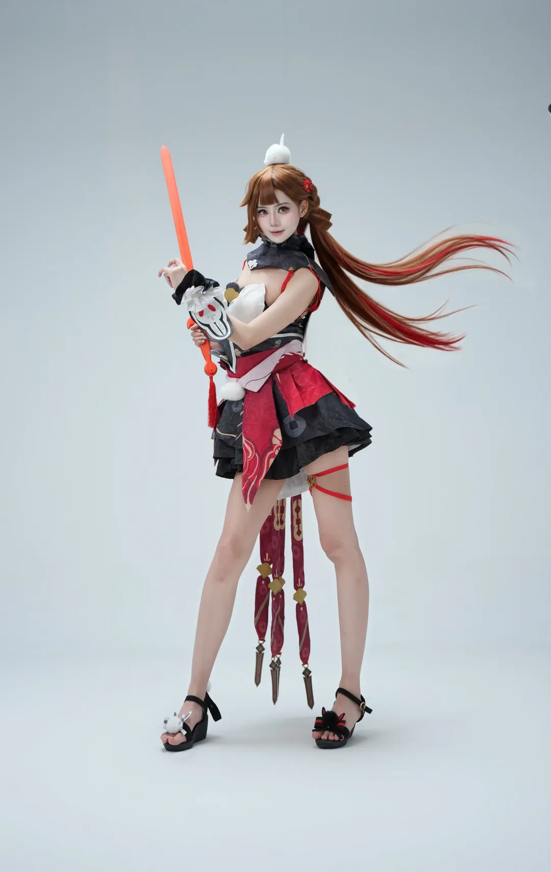 二次元少女, 崩坏三, cosplay摄影, 李素裳cos, 腿环穿搭 - 第3张