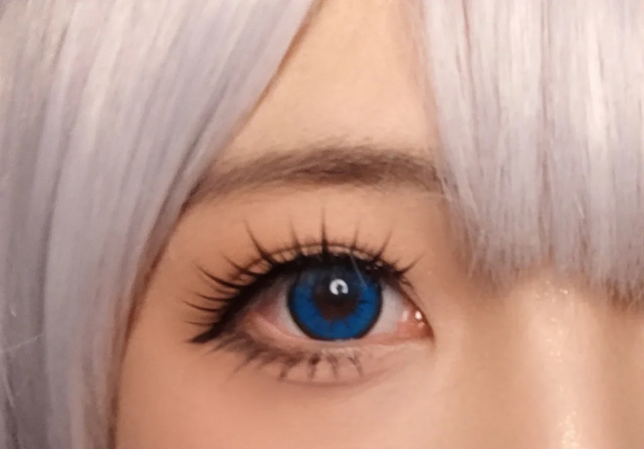 埃罗芒阿老师, 和泉纱雾cos, cosplay美瞳分享, 伊娃爱美瞳, 大眼双马尾萌妹 - 第4张