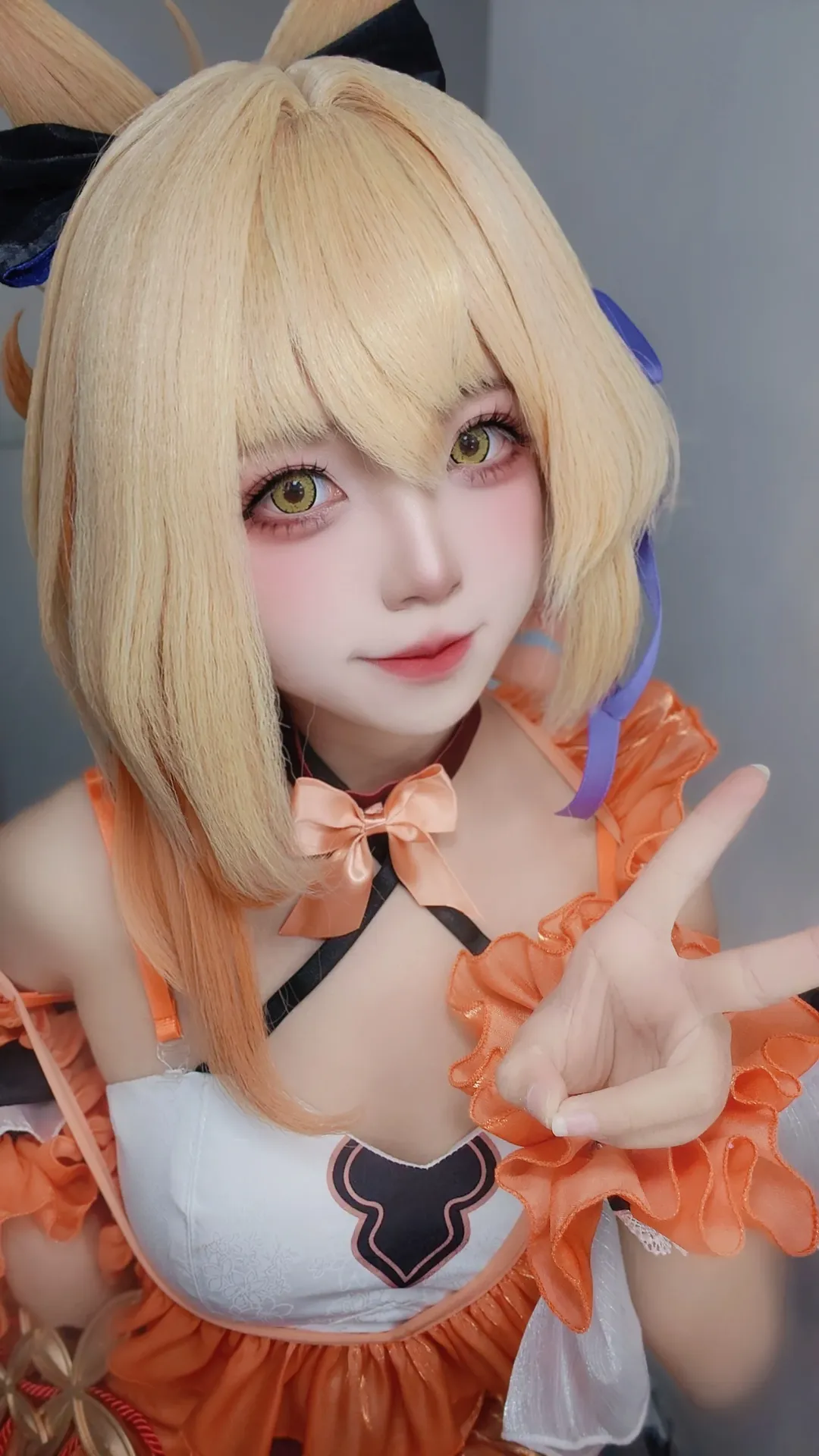 原神, 宵宫cos, 居家摄影, cosplay自拍, 同人焰火梦境 - 第1张