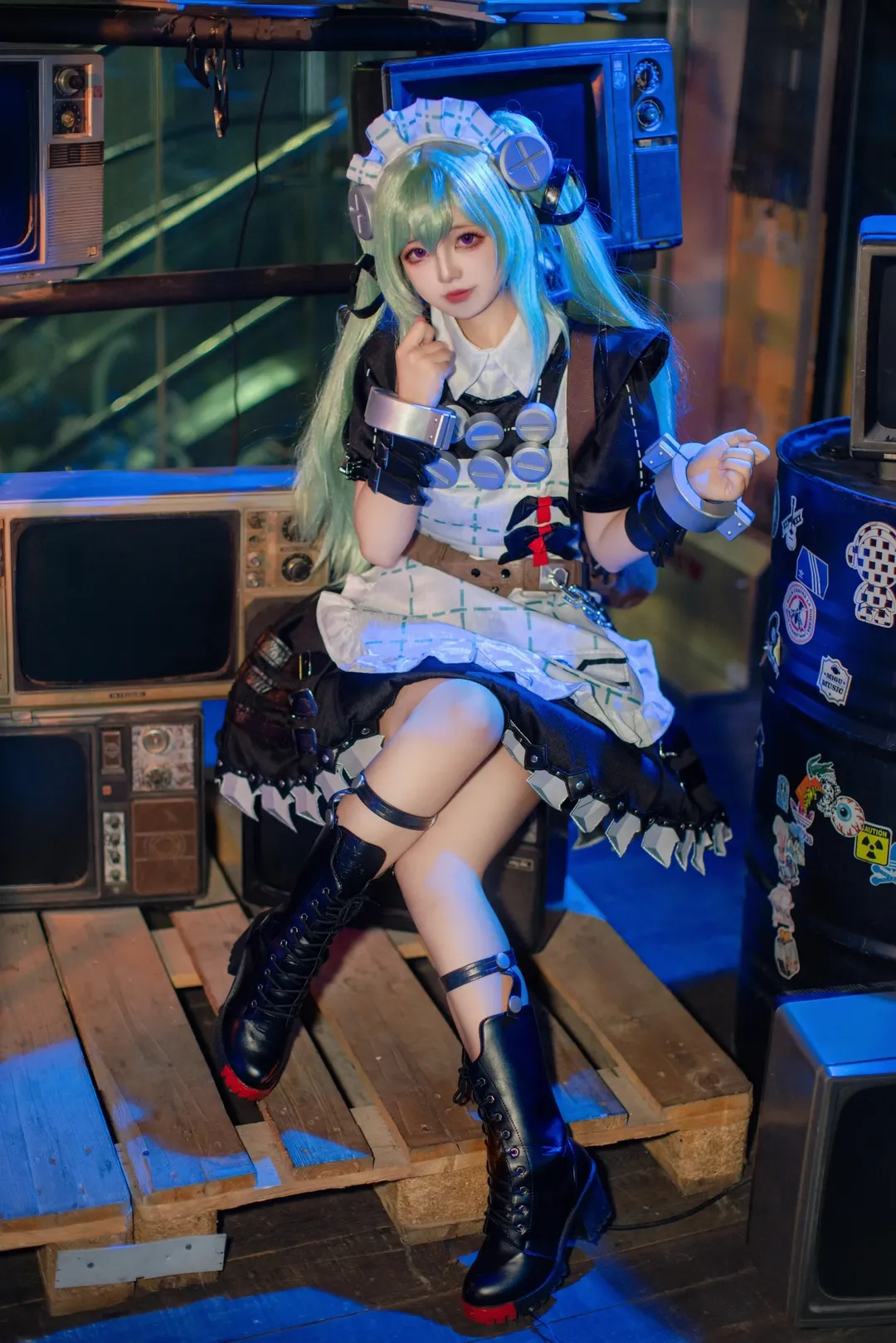 绝区零, cosplay, 女仆装, 可琳cos, 机械道具 - 第1张