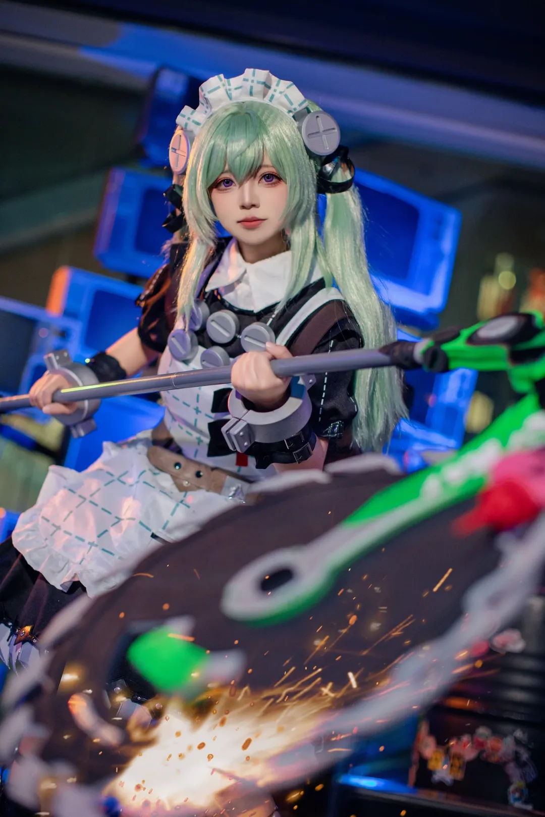绝区零, cosplay, 女仆装, 可琳cos, 机械道具 - 第2张
