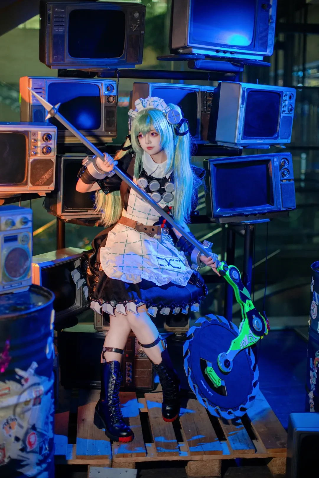 绝区零, cosplay, 女仆装, 可琳cos, 机械道具