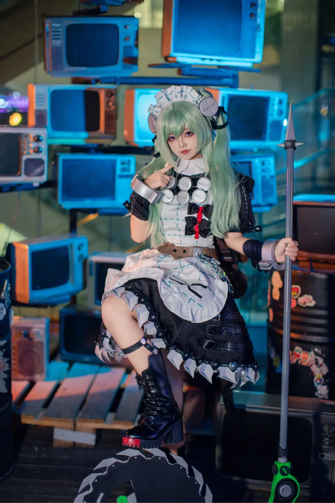 绝区零, cosplay, 女仆装, 可琳cos, 机械道具 - 第4张