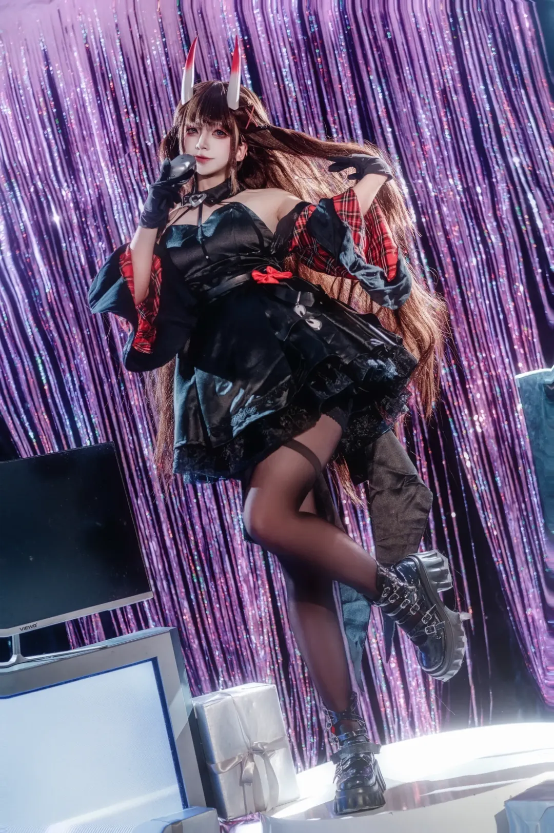 アズールレーン, 能代 コスプレ, μ兵装, ストッキングコーデ, 舞台コスプレ - 2枚目