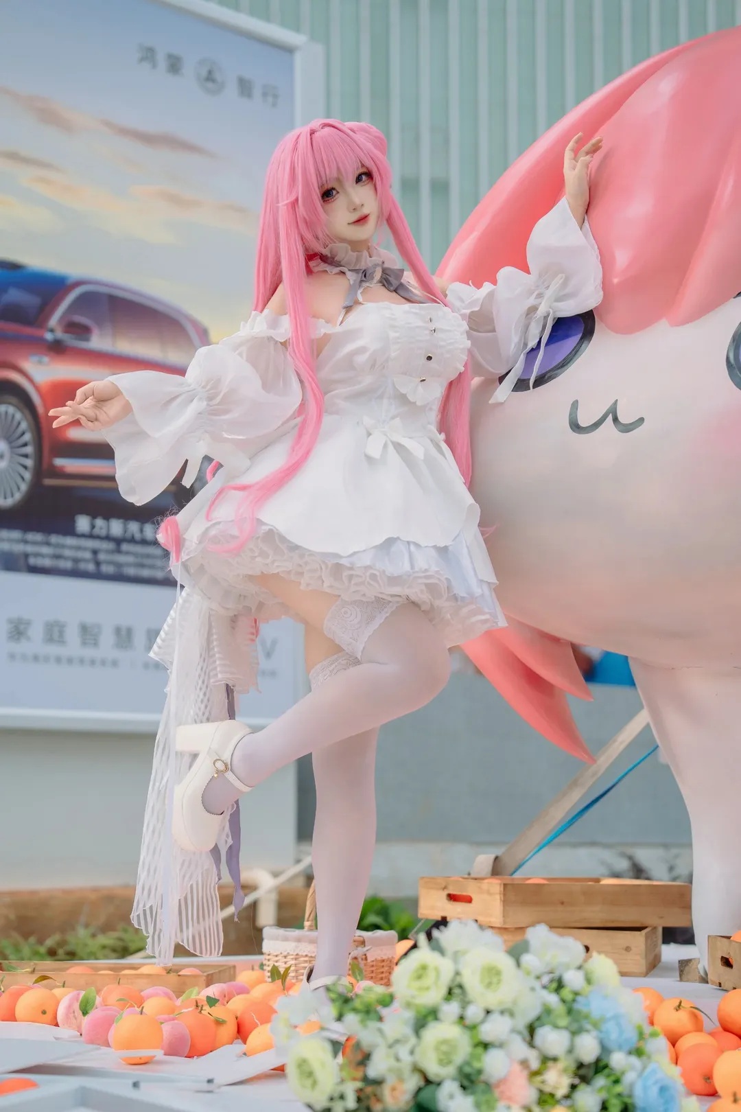 胜利女神新的希望, 桃乐丝cos, 白丝cosplay, 线下漫展, 痛车巡礼 - 第4张