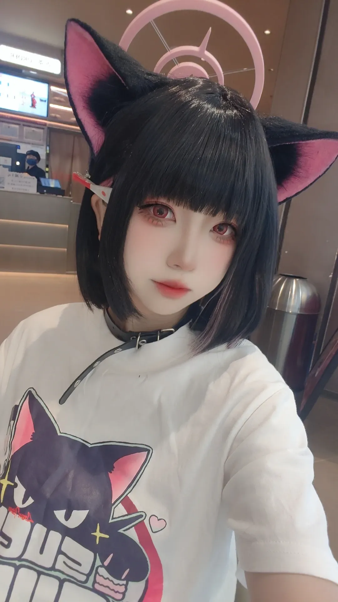 蔚蓝档案, 杏山和纱cos, 漫展日常, 兽耳cosplay, 二次元自拍 - 第2张