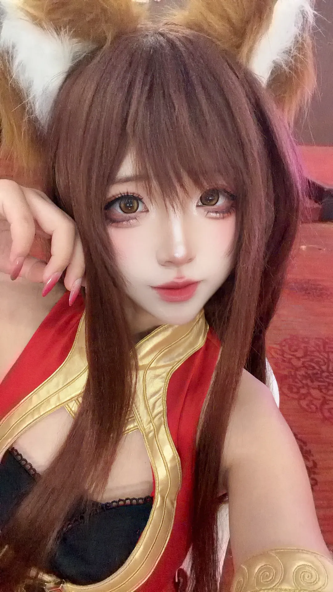 オナー・オブ・キングス, 中国風コスプレ, 狐耳少女, 二次元自撮り, 妲己コスプレ - 2枚目