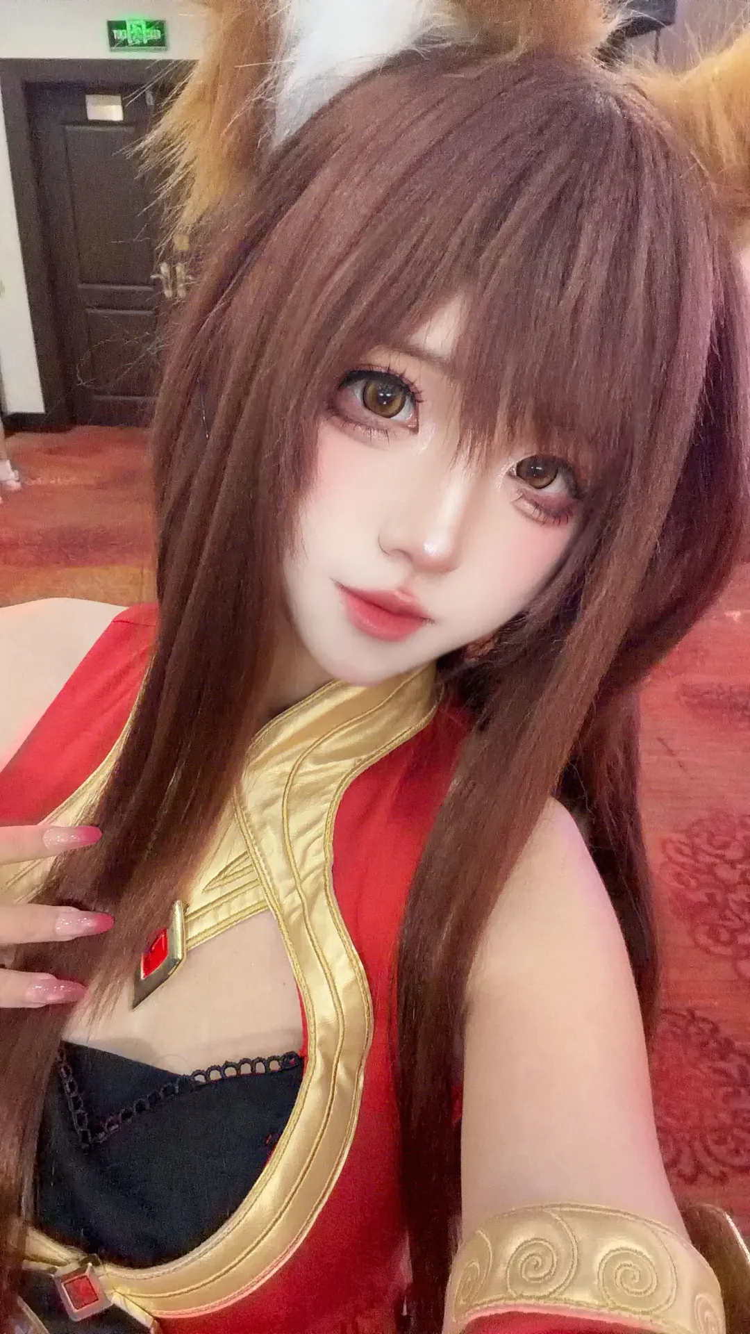 王者荣耀, 国风cos, 狐耳少女, 二次元自拍, 妲己cos