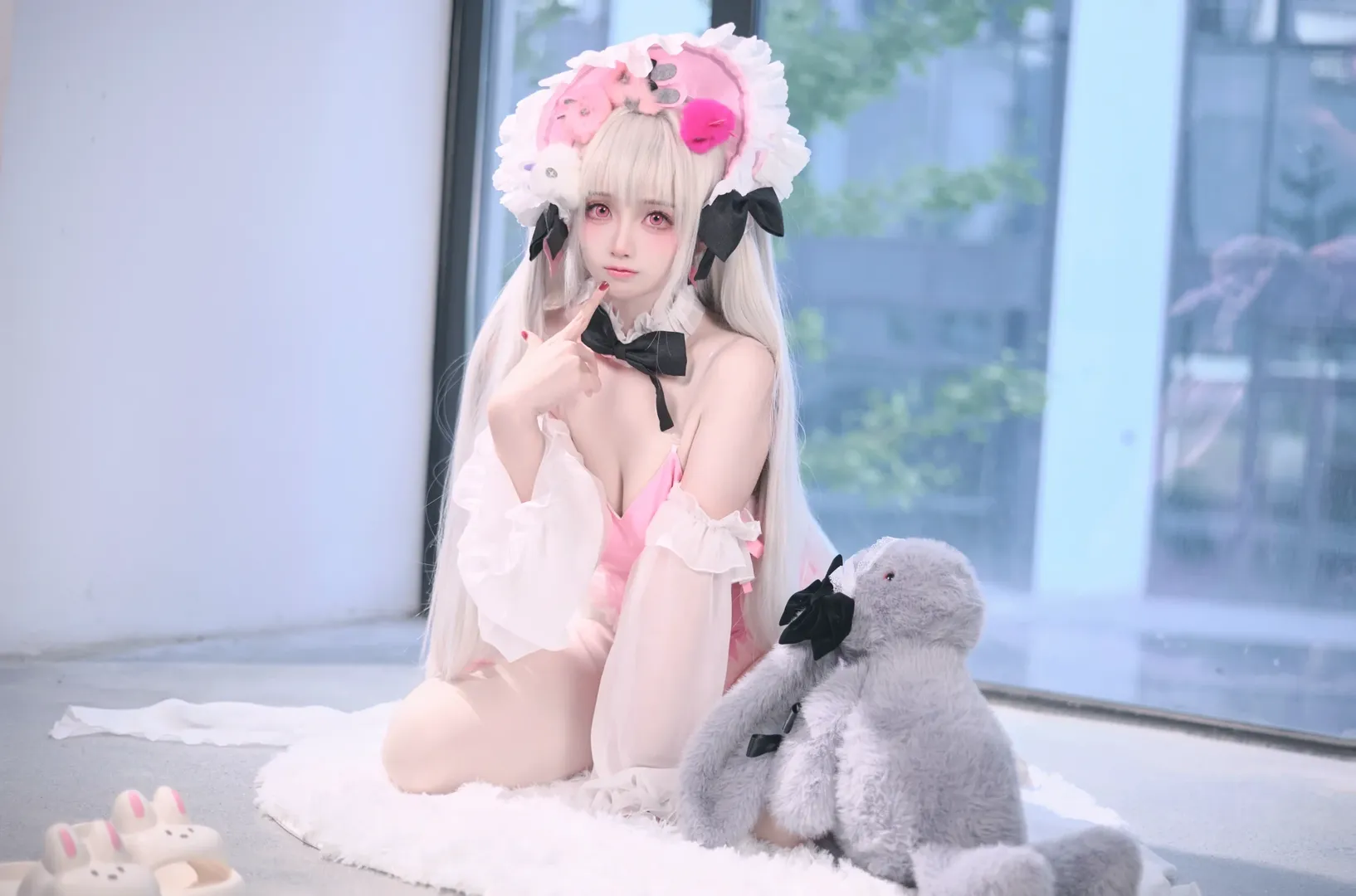 アズールレーン, イベント写真, 白ニーソコーデ, ハルフォード コスプレ, 二次元萌え系 - 2枚目