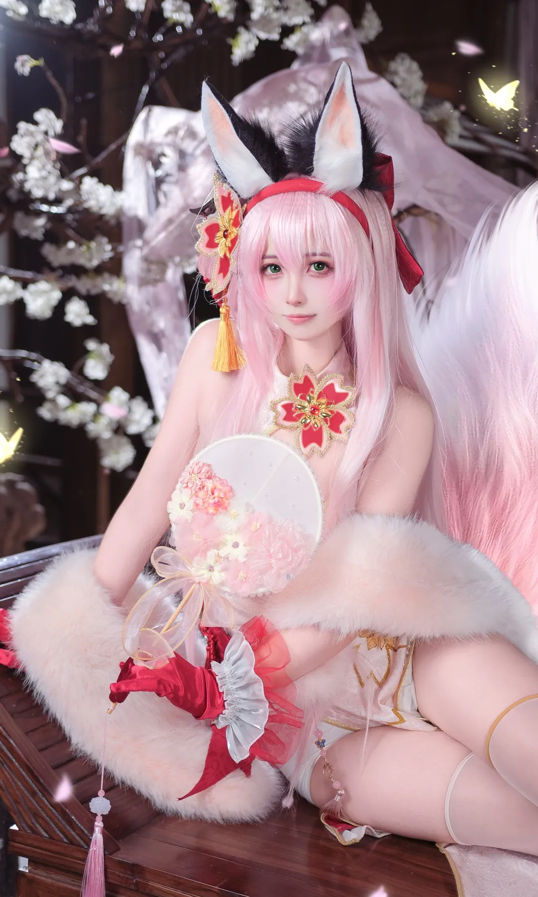 cosplay, 碧蓝航线, 兽耳娘, 元宵节, 花月cos - 第1张