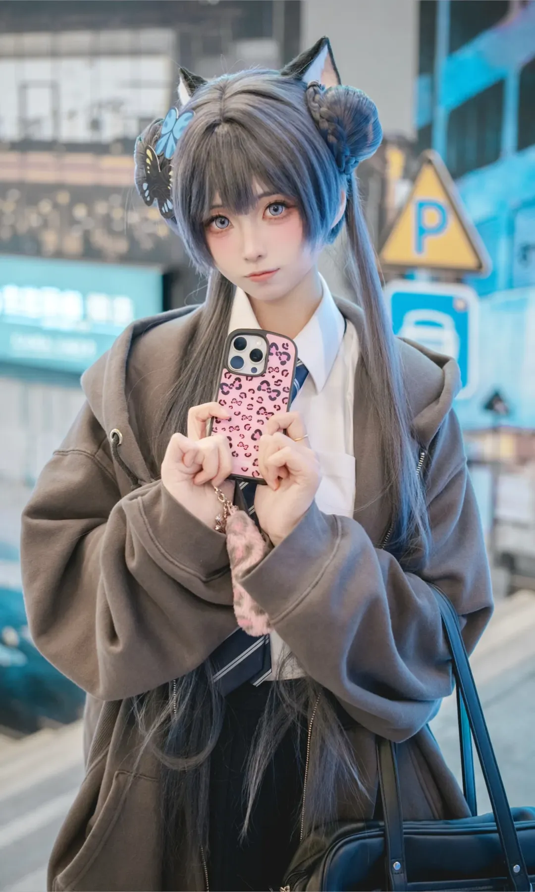 二次元, cosplay, 蔚蓝档案, 妃咲cos, 街头摄影 - 第1张