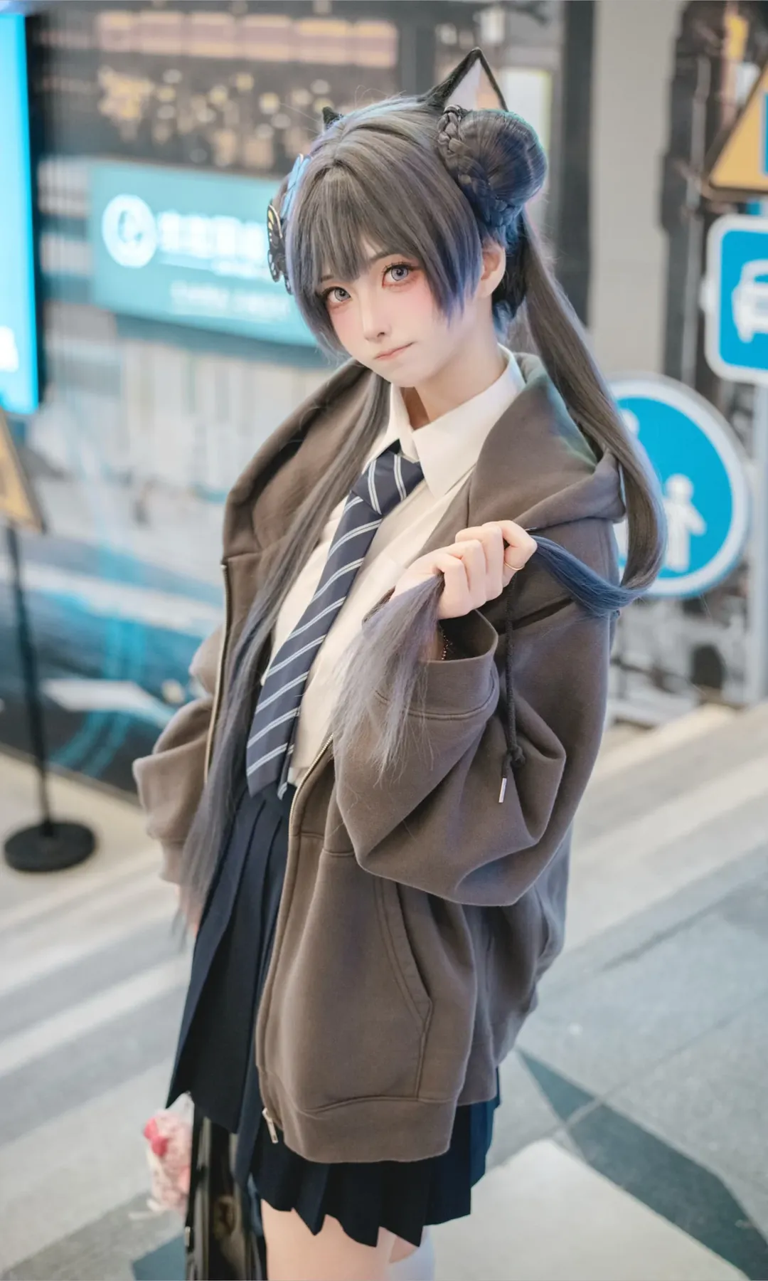 二次元, cosplay, 蔚蓝档案, 妃咲cos, 街头摄影 - 第2张