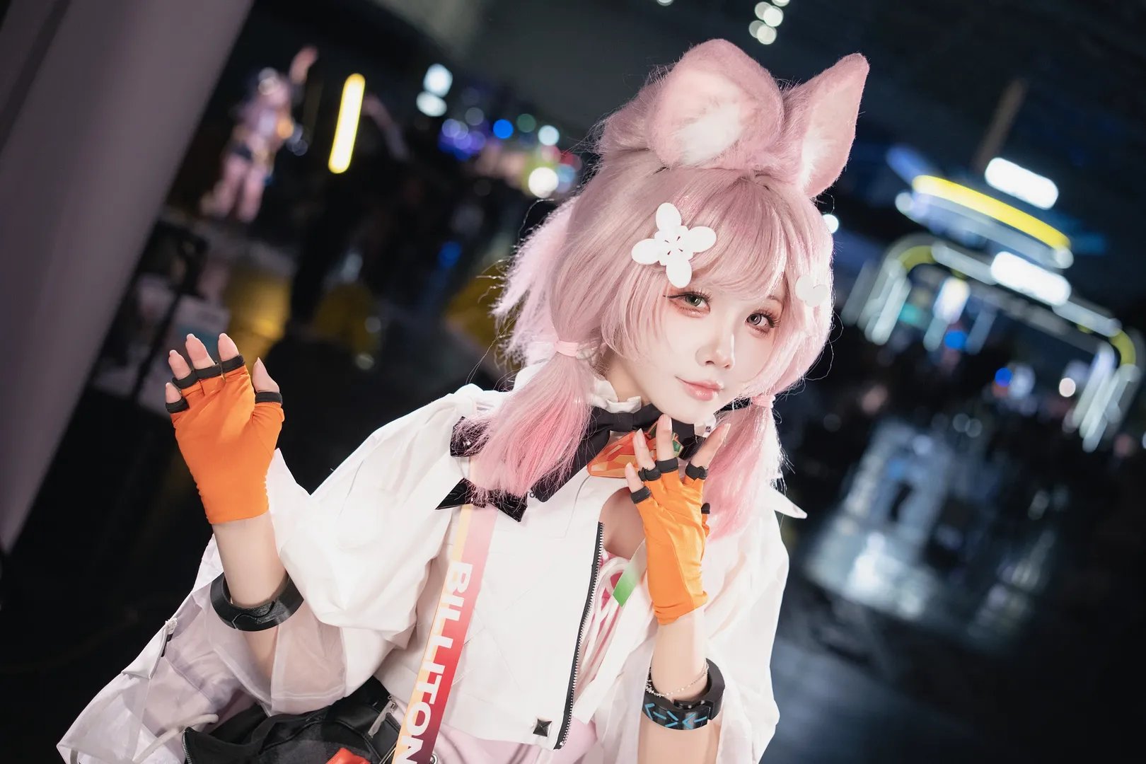 二次元cosplay, 明日方舟, 鹰角嘉年华, 丝袜cos, 珊比cos - 第1张