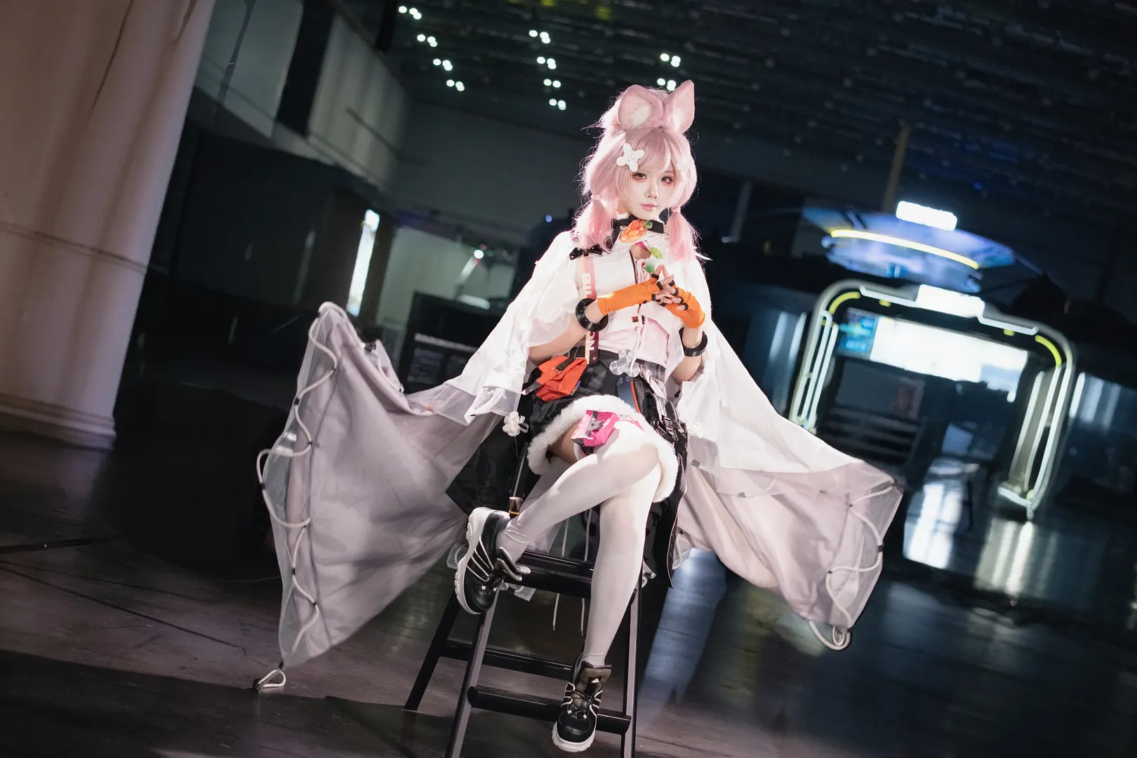 二次元cosplay, 明日方舟, 鹰角嘉年华, 丝袜cos, 珊比cos