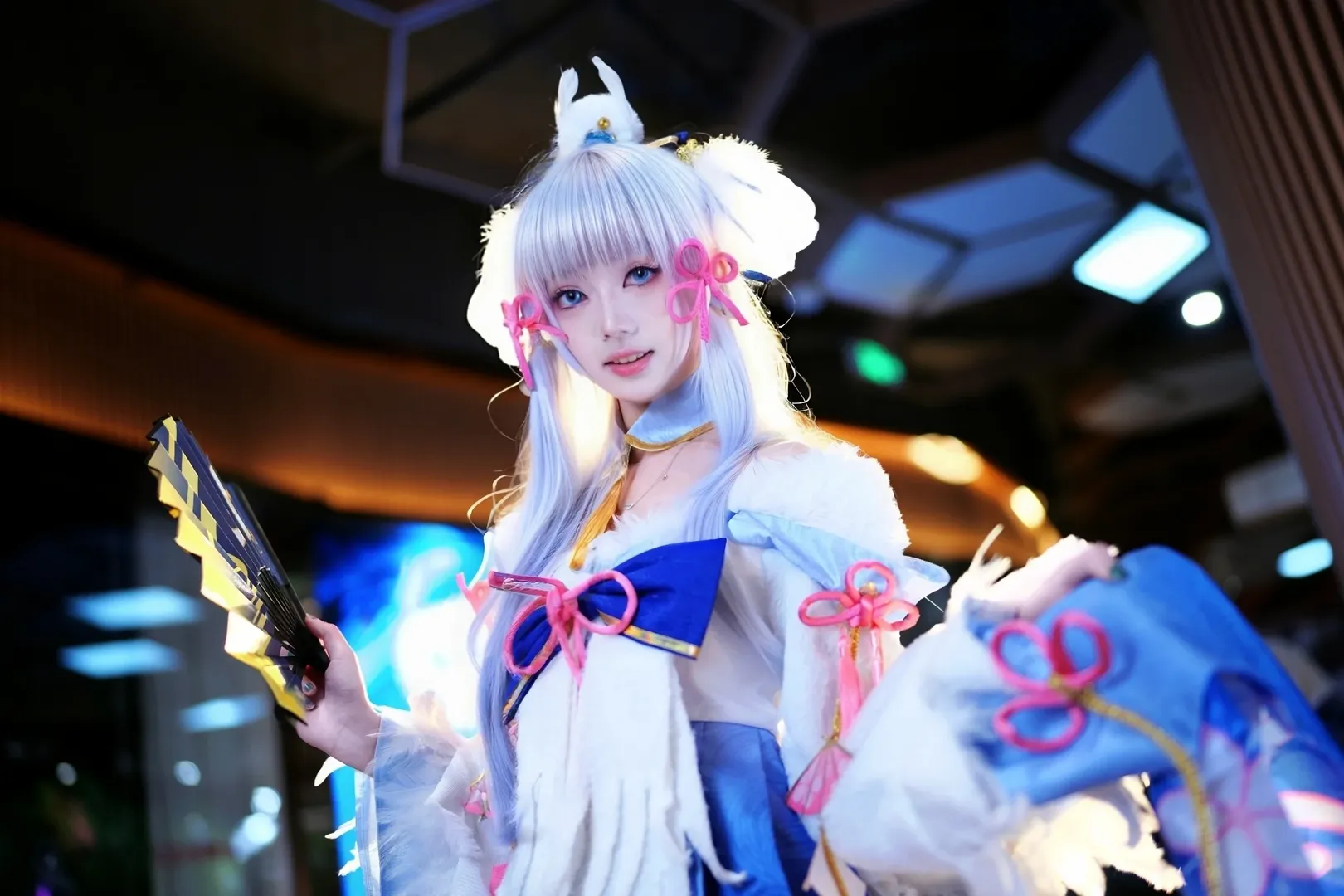 原神, 漫展返图, 神里绫华cos, 现场摄影, 白袜穿搭 - 第1张
