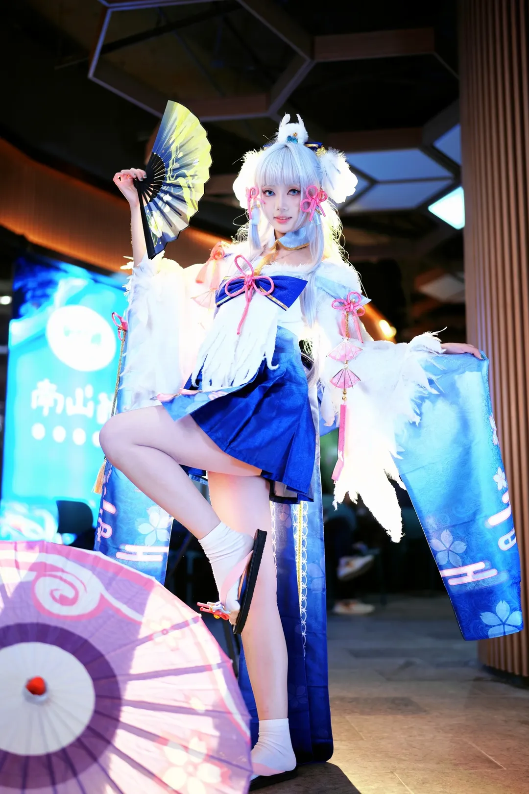 原神, 漫展返图, 神里绫华cos, 现场摄影, 白袜穿搭 - 第5张
