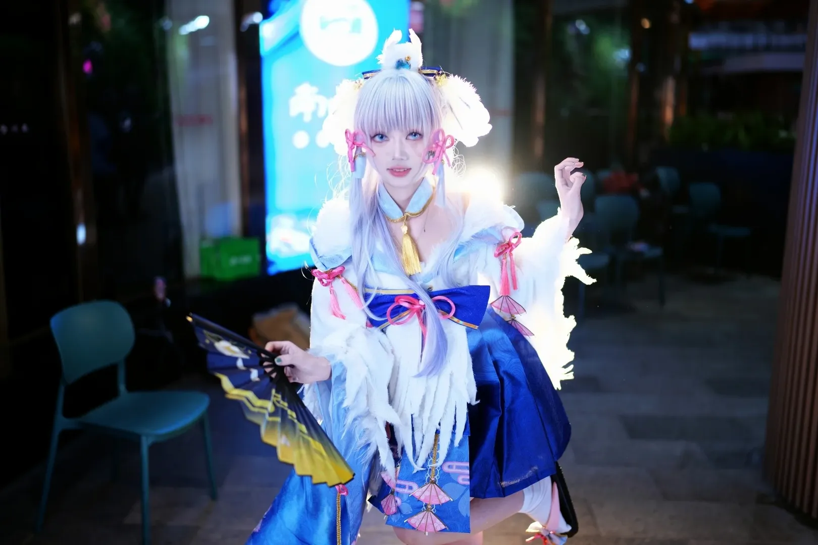原神, 漫展返图, 神里绫华cos, 现场摄影, 白袜穿搭 - 第7张