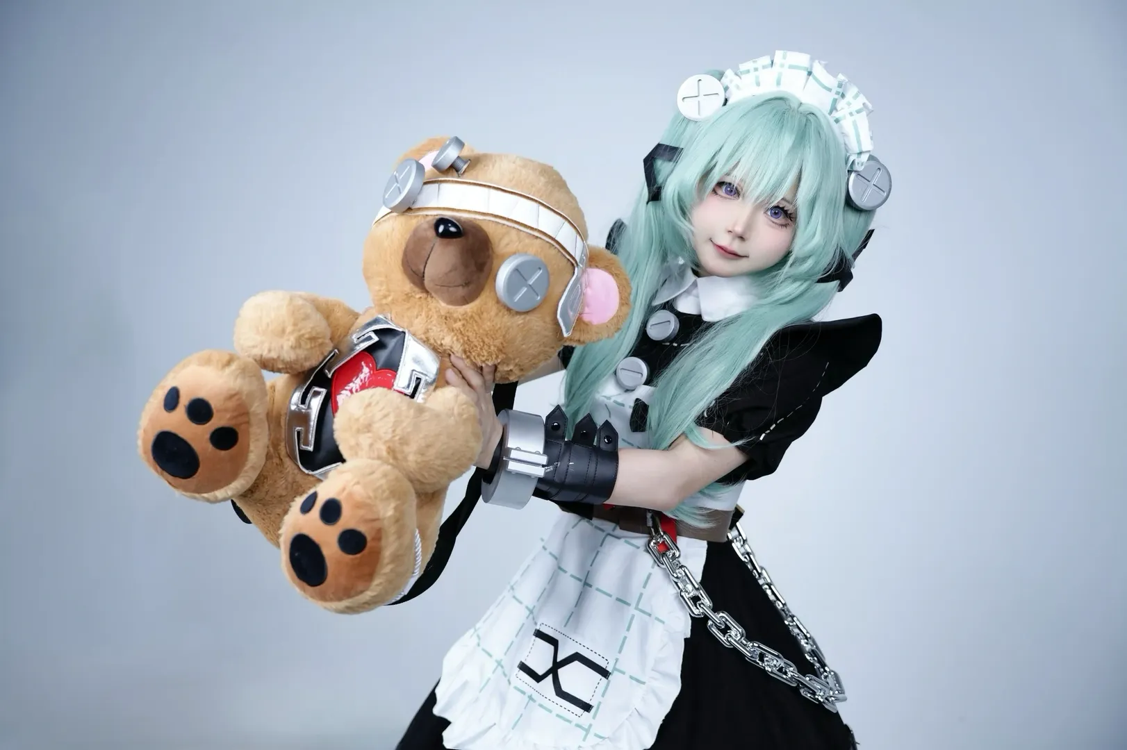 ゼンレスゾーンゼロ, コリン・ウィックス コスプレ, メカメイドコスプレ, テディベアの小道具, コスプレ衣装レンタル - 2枚目