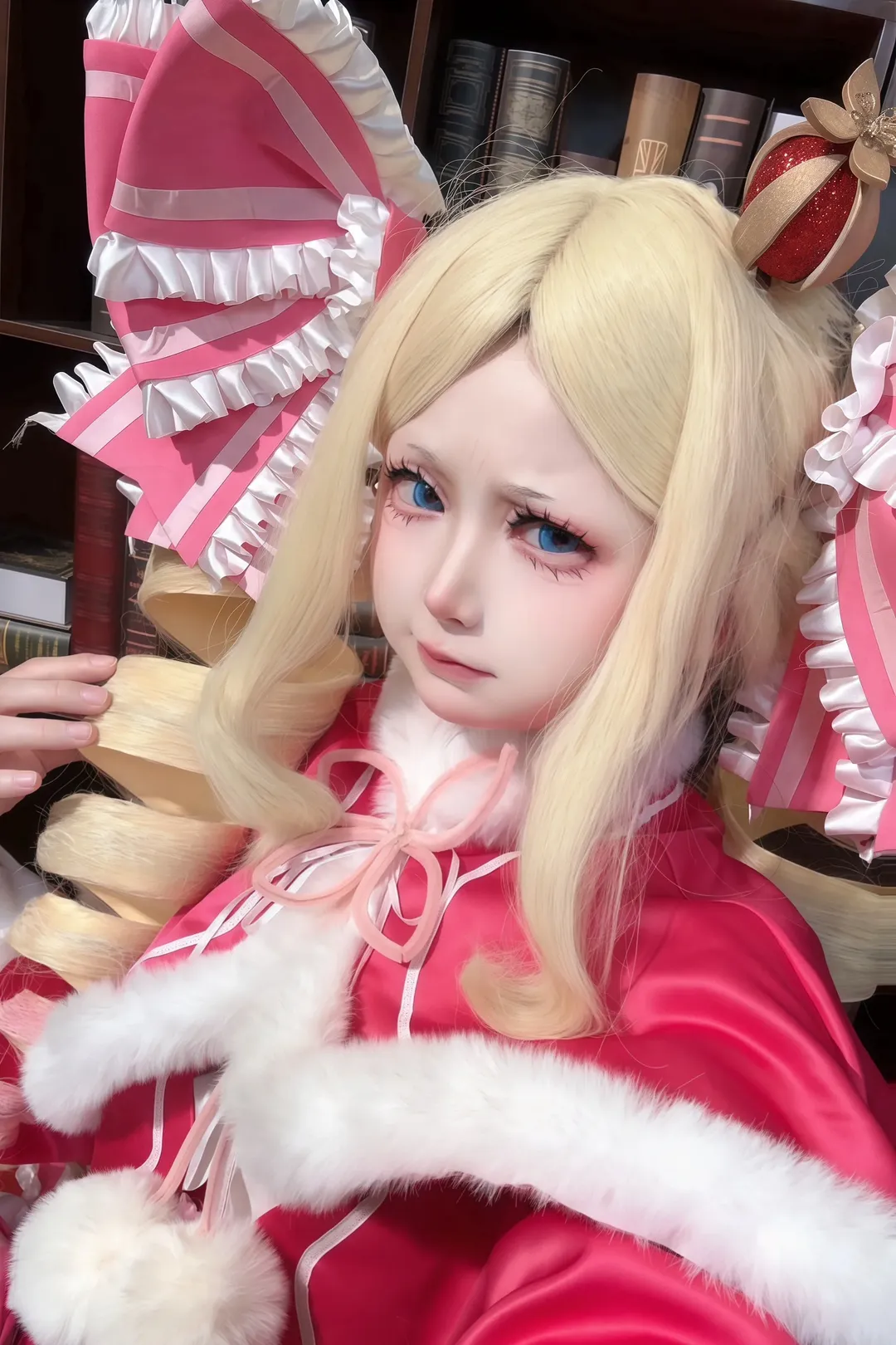 cosplay日常, 二次元人像, 貝蒂cos, 從零開始的異世界 re0, 圖書背景cos