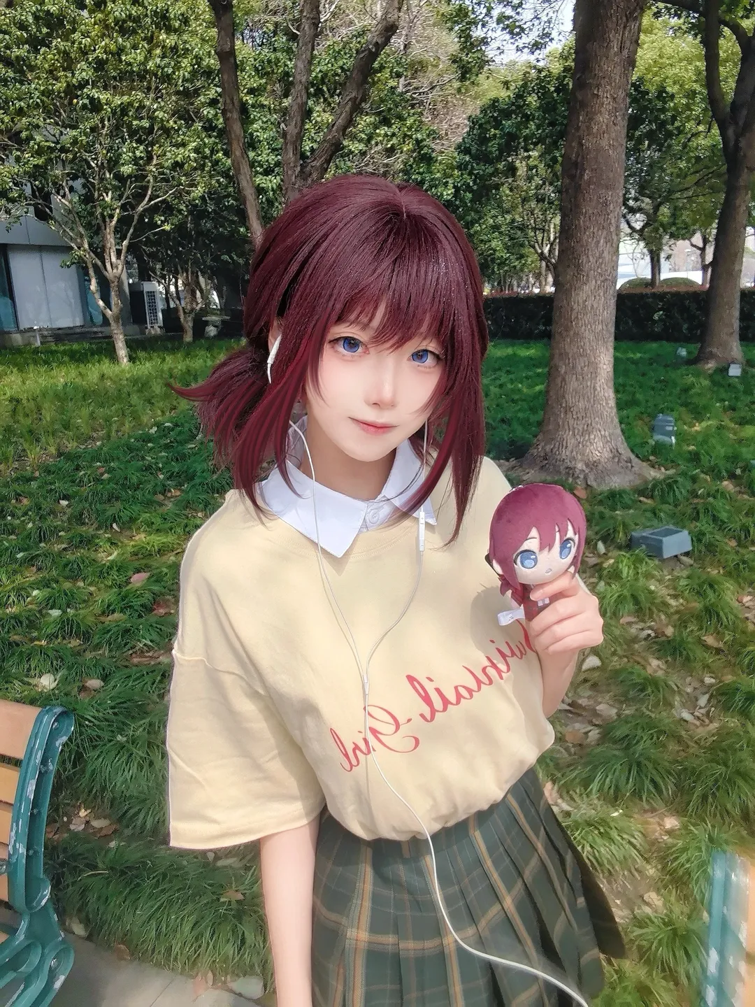 cosplay, 井芹仁菜cos, Girls Band Cry, 日常外景, 淡妆穿搭