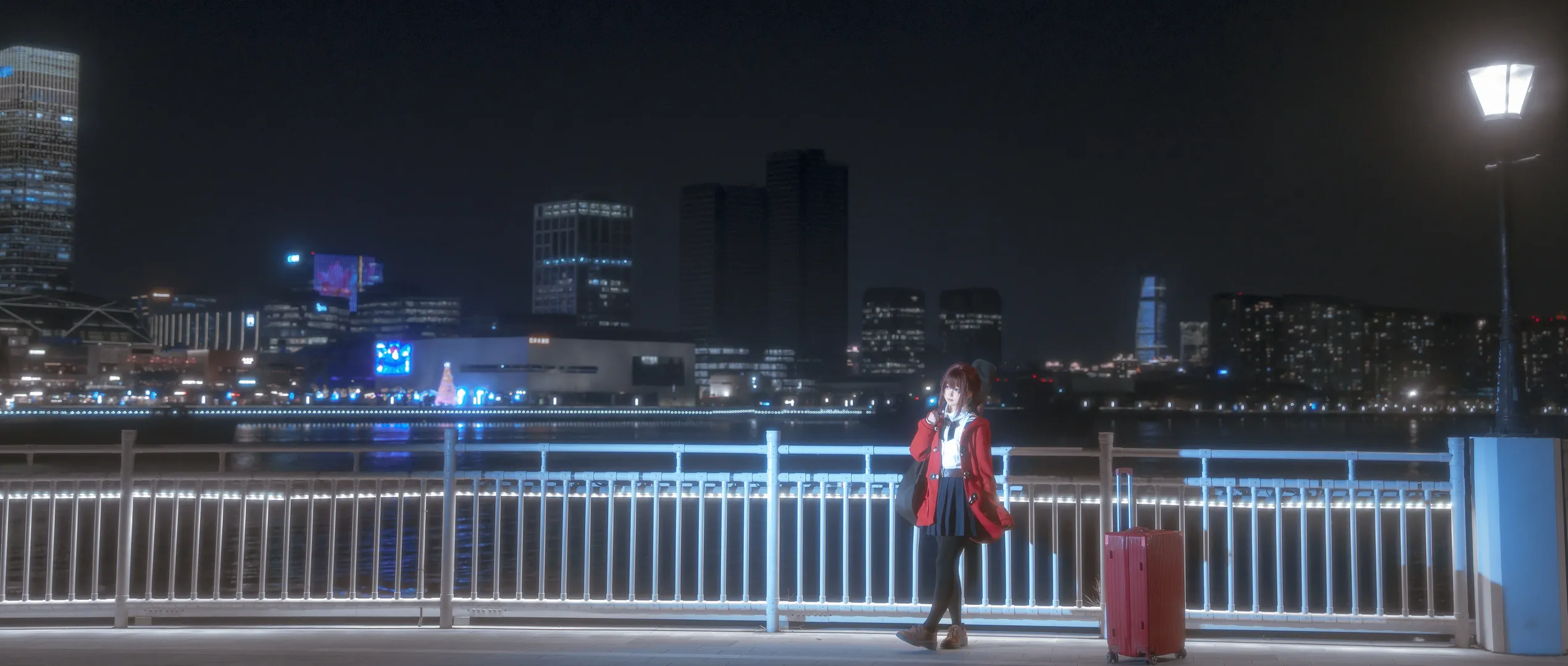 夜景, 黑丝, 井芹仁菜cos, girlsbandcry, 大景 - 第2张