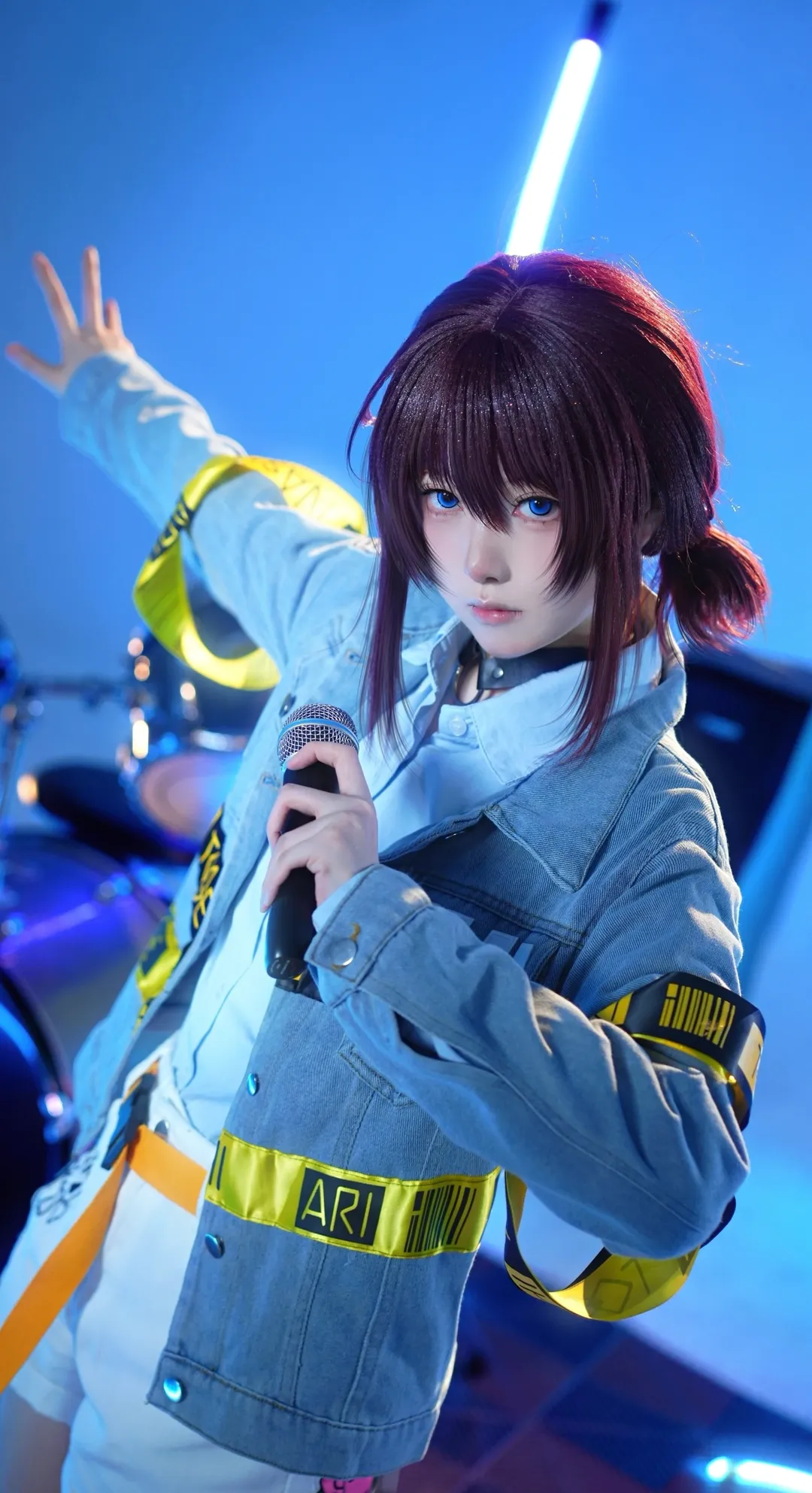 cosplay, 二次元少女, 舞台摄影, 哭泣少女乐队, 井芹仁菜cos