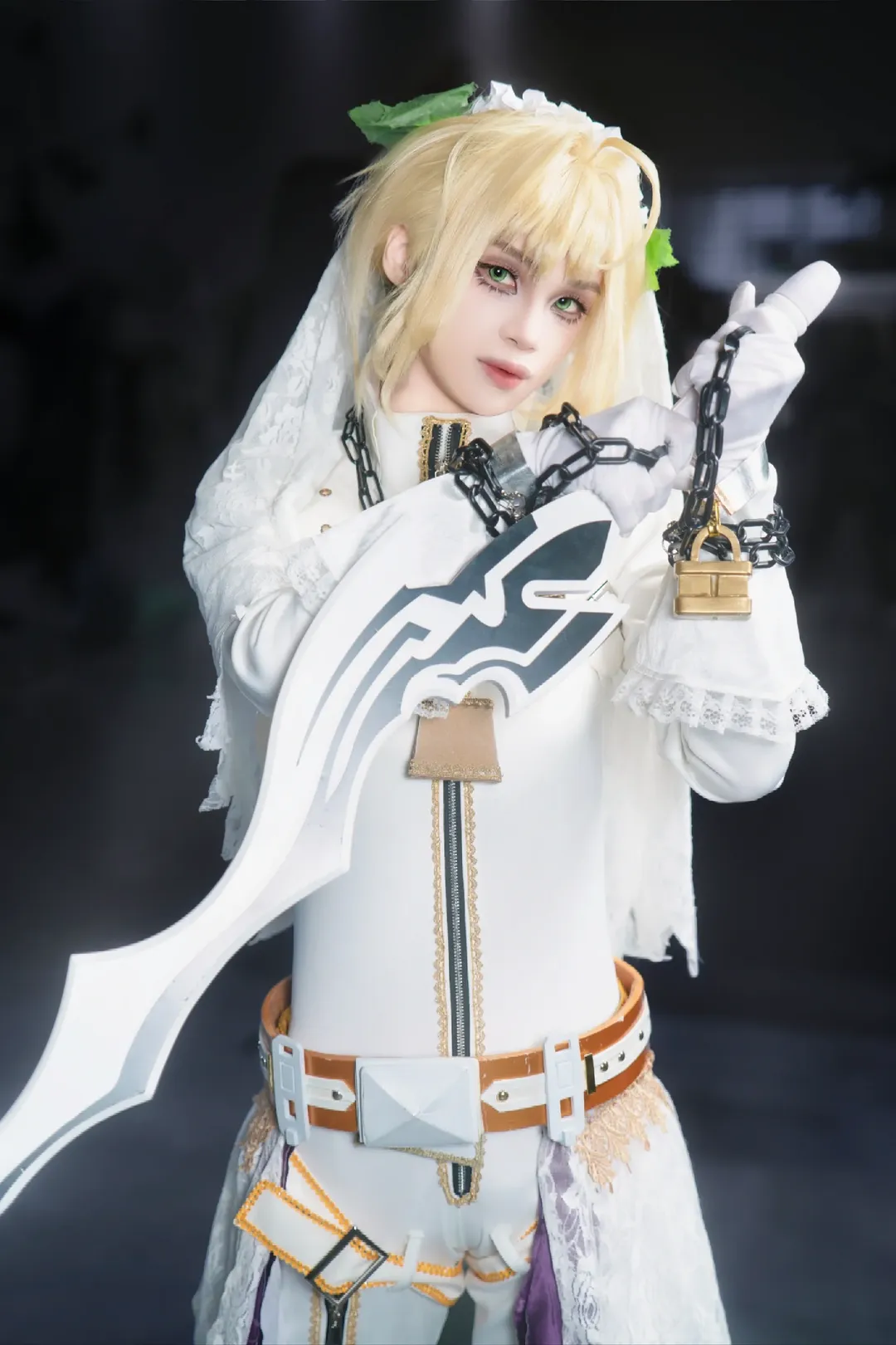二次元摄影, Fate/Grand Order, 漫展场照, 花嫁, 尼禄·克劳狄乌斯cos