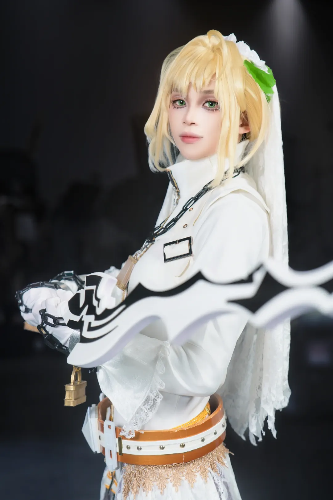 二次元撮影, Fate/Grand Order, イベント写真, 花嫁, ネロ・クラウディウス コスプレ - 3枚目