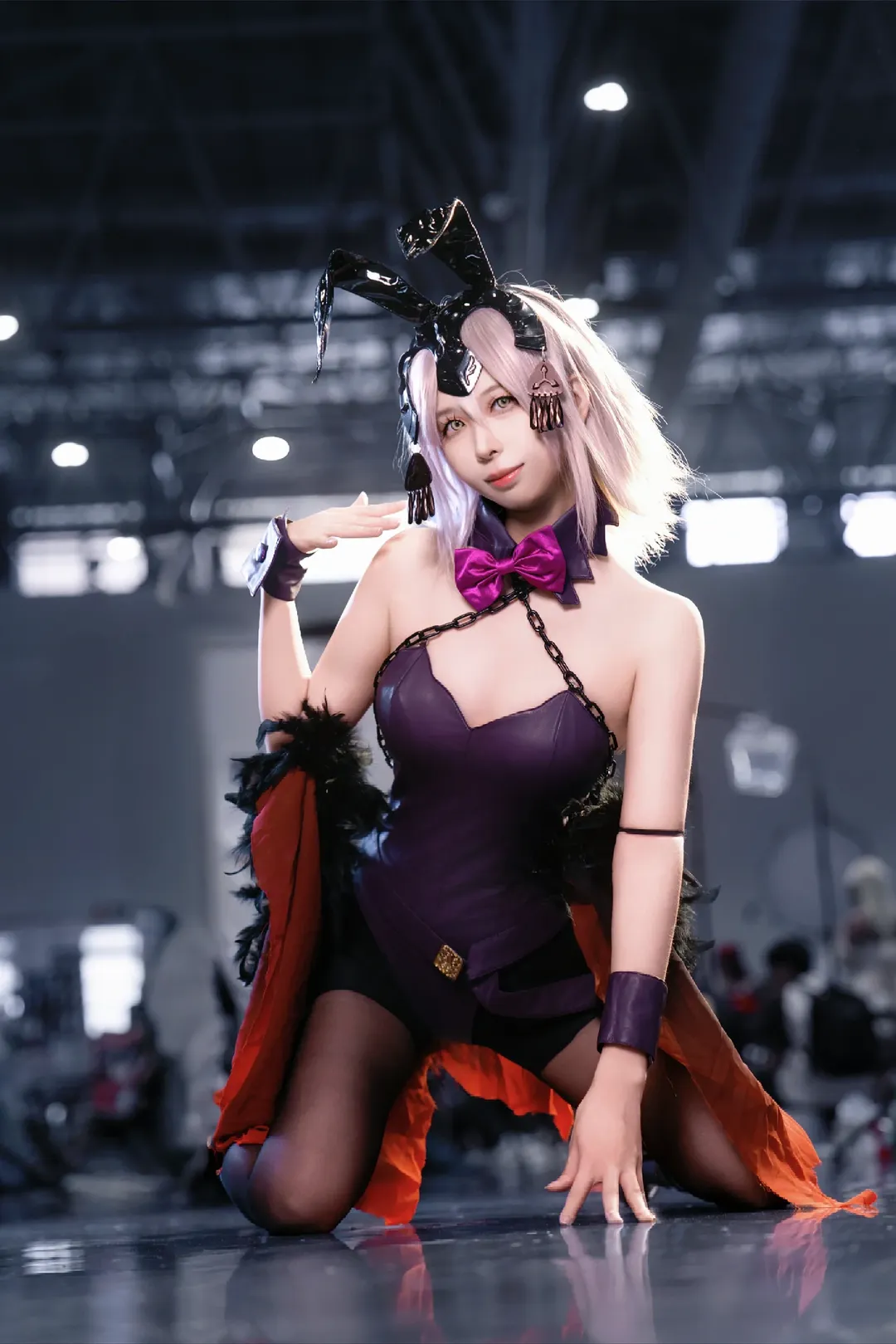 Fate/Grand Order, 漫展返图, 黑贞德cos, 连裤袜穿搭, 型月Cosplay - 第1张