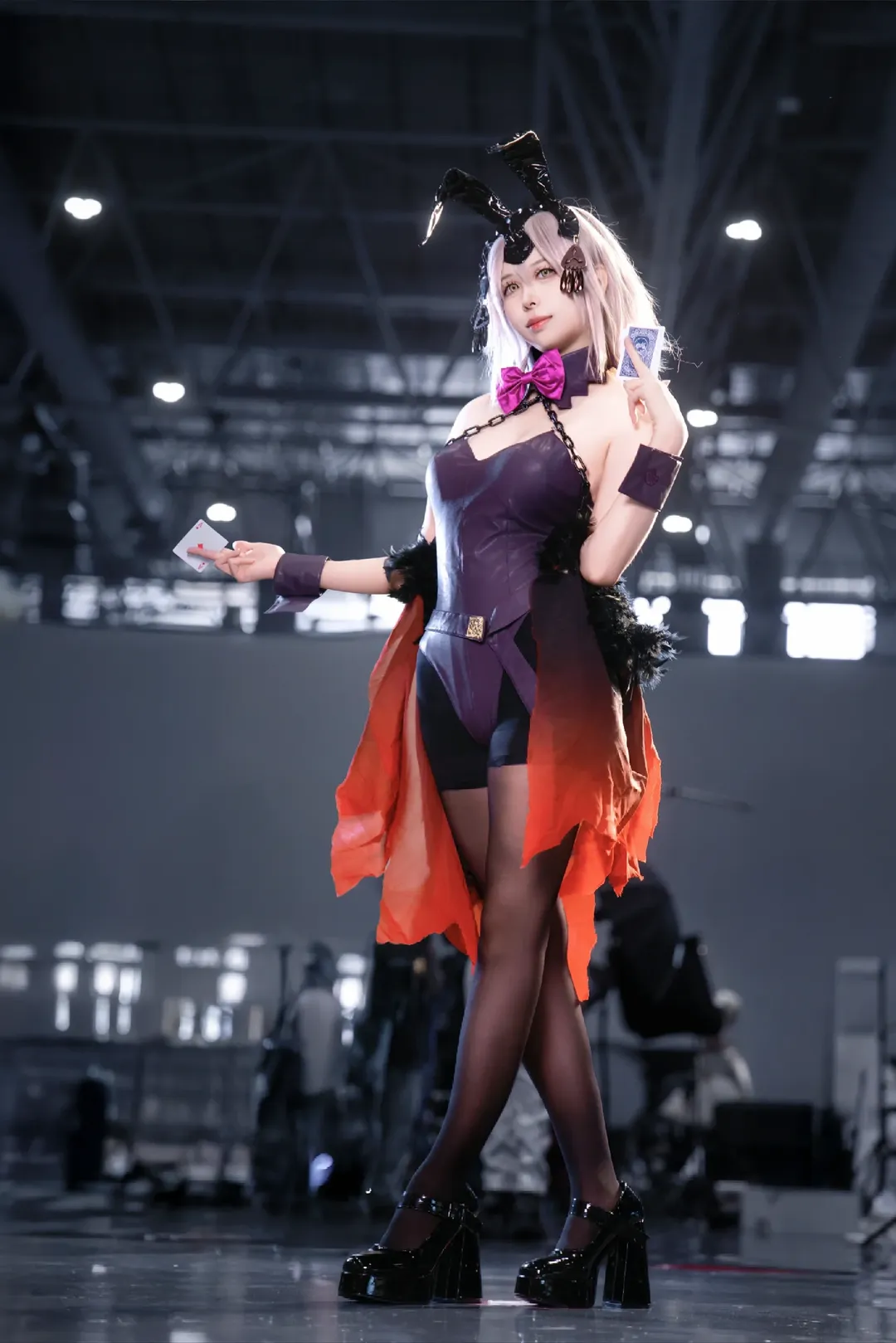 Fate/Grand Order, 漫展返图, 黑贞德cos, 连裤袜穿搭, 型月Cosplay - 第2张