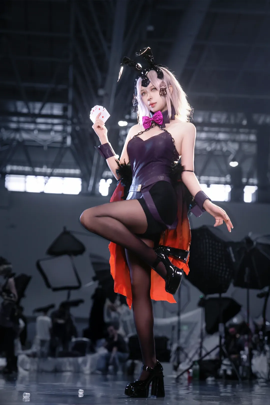 Fate/Grand Order, 漫展返图, 黑贞德cos, 连裤袜穿搭, 型月Cosplay