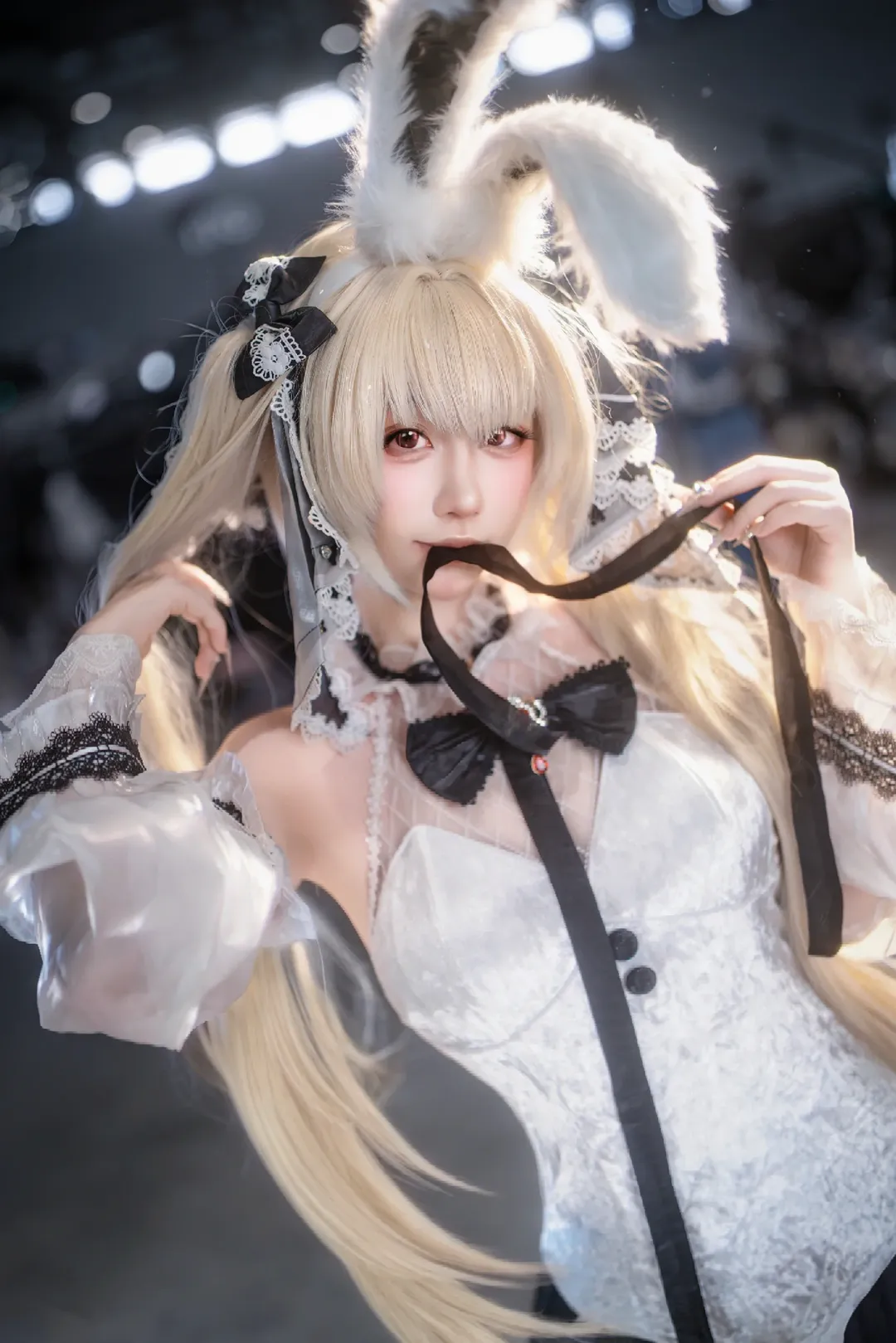 碧蓝航线, 漫展场照, 可畏cos, 黑丝穿搭, 兔女郎cosplay - 第1张